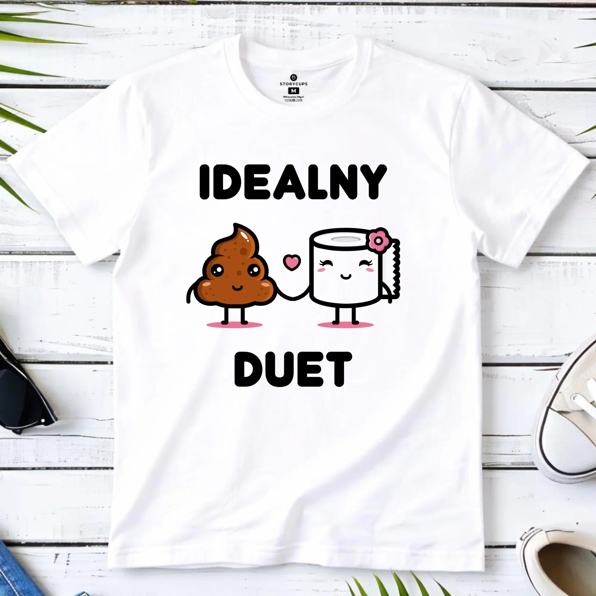 Koszulka męska - Idealny Duet W92 - StoryCups.pl