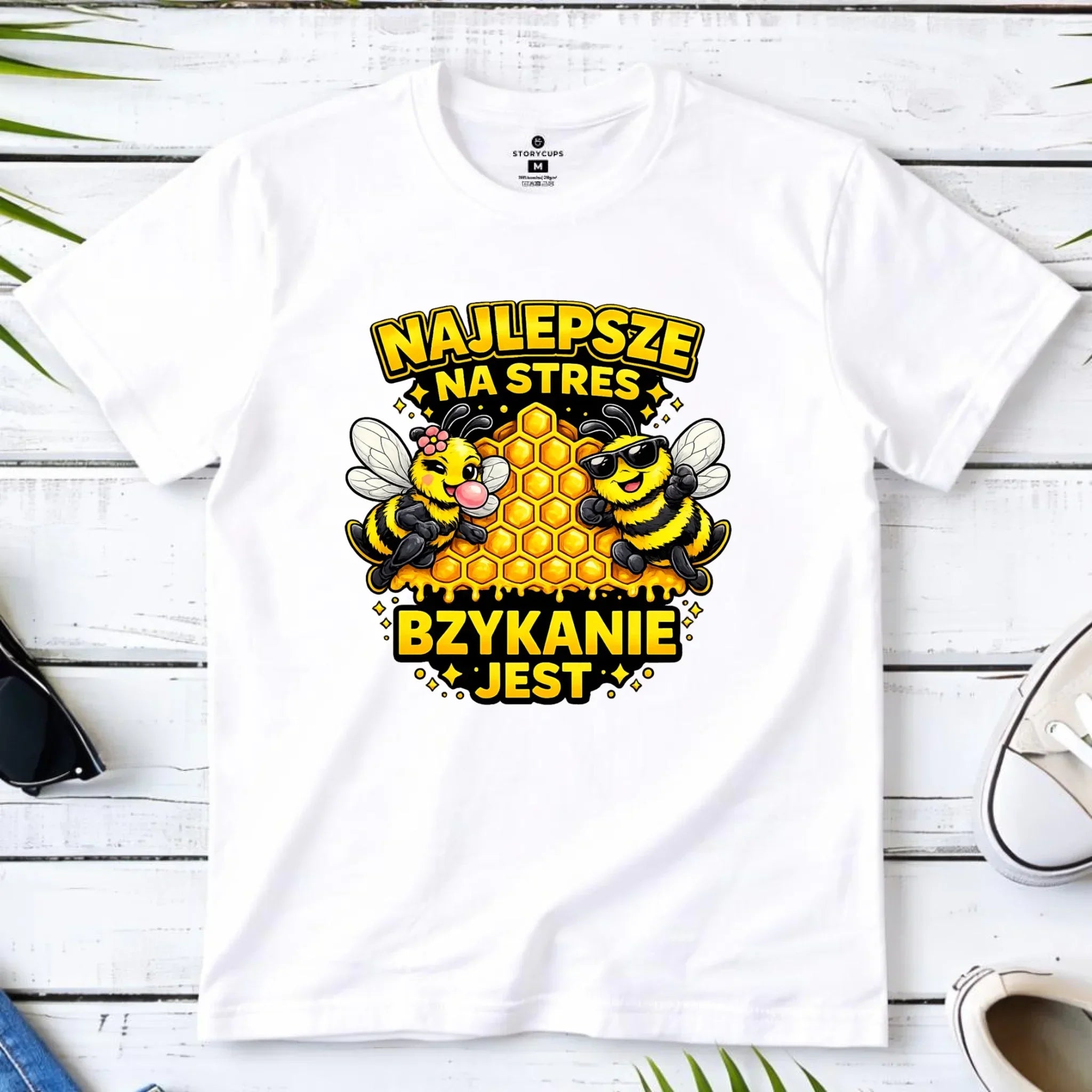 Koszulka męska - Najlepsze na stres bzykanie jest W79 - StoryCups.pl