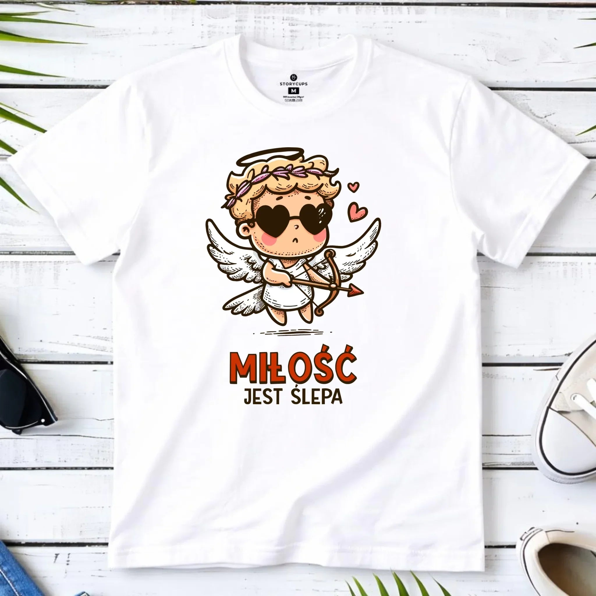 Koszulka męska - Miłość jest ślepa W48 - StoryCups.pl