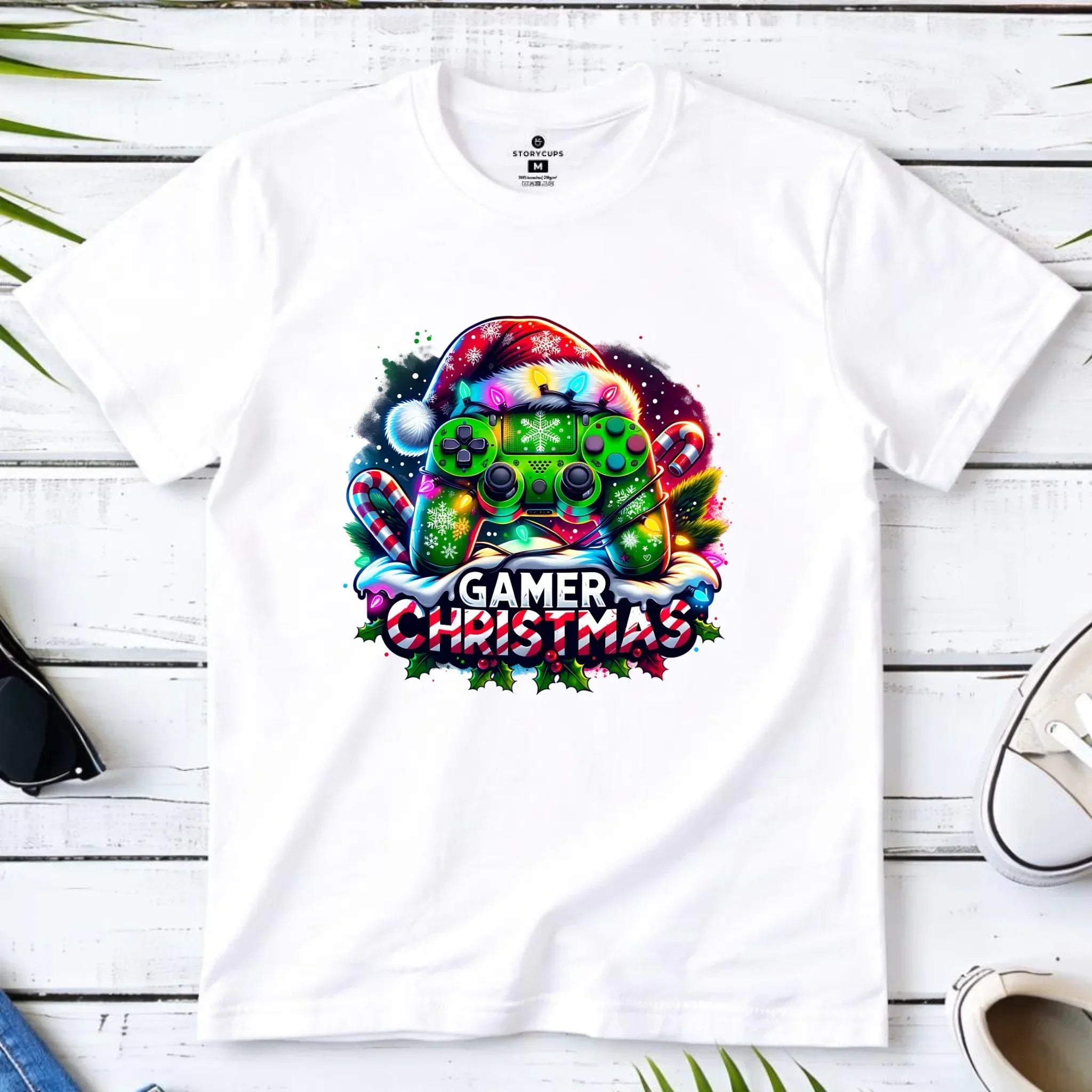 Koszulka męska świąteczna - prezent dla gracza - Christmas gamer BN22 - StoryCups.pl