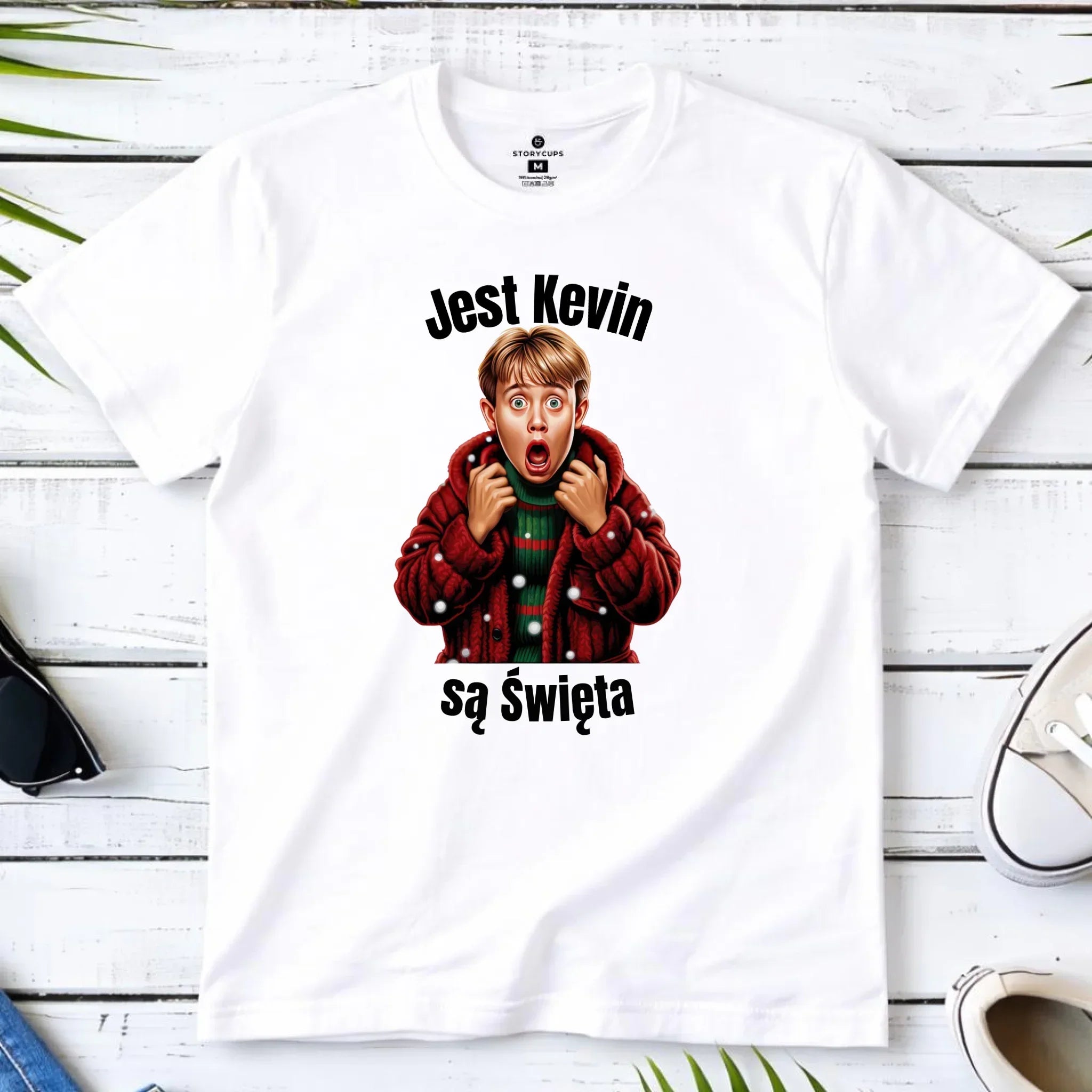 Koszulka męska świąteczna - Jest Kevin są święta BN27 - StoryCups.pl