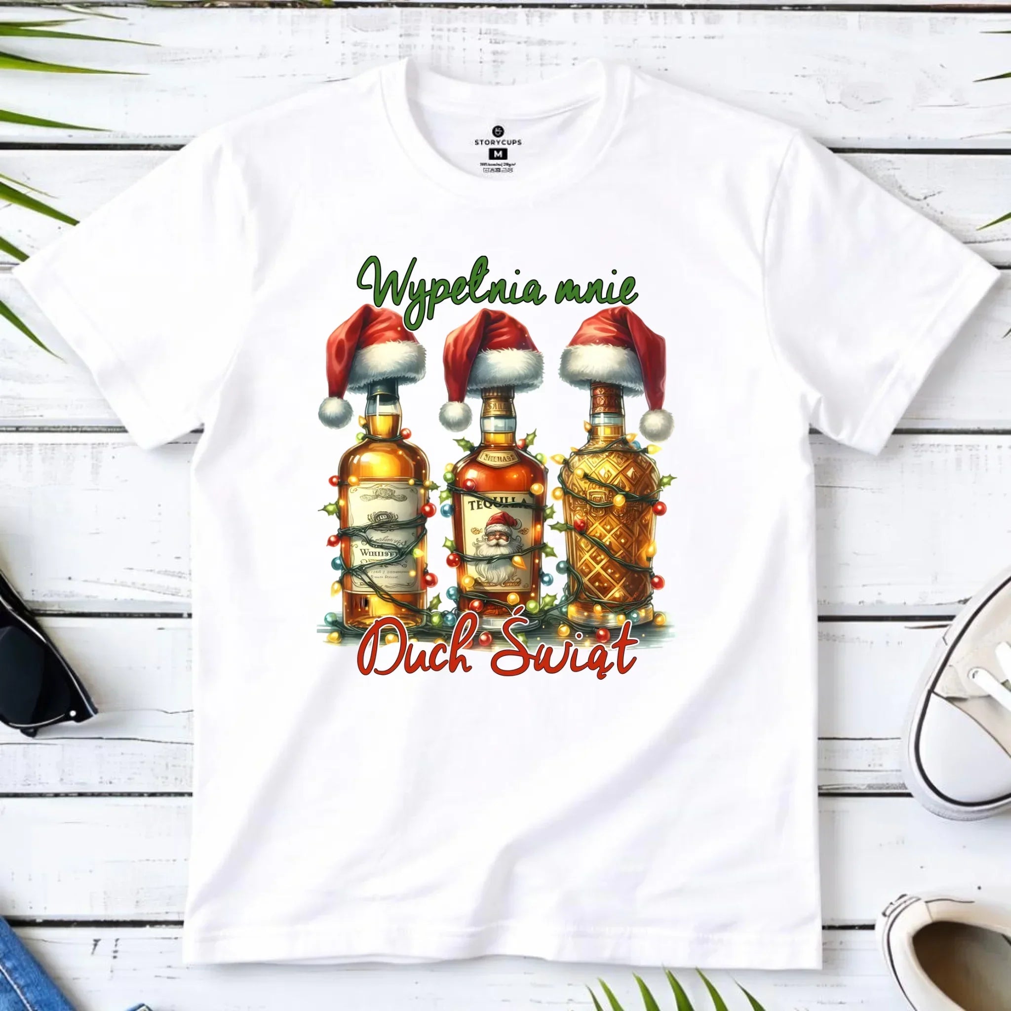 Koszulka męska świąteczna - Wypełnia mnie Duch Świąt BN69 - StoryCups.pl