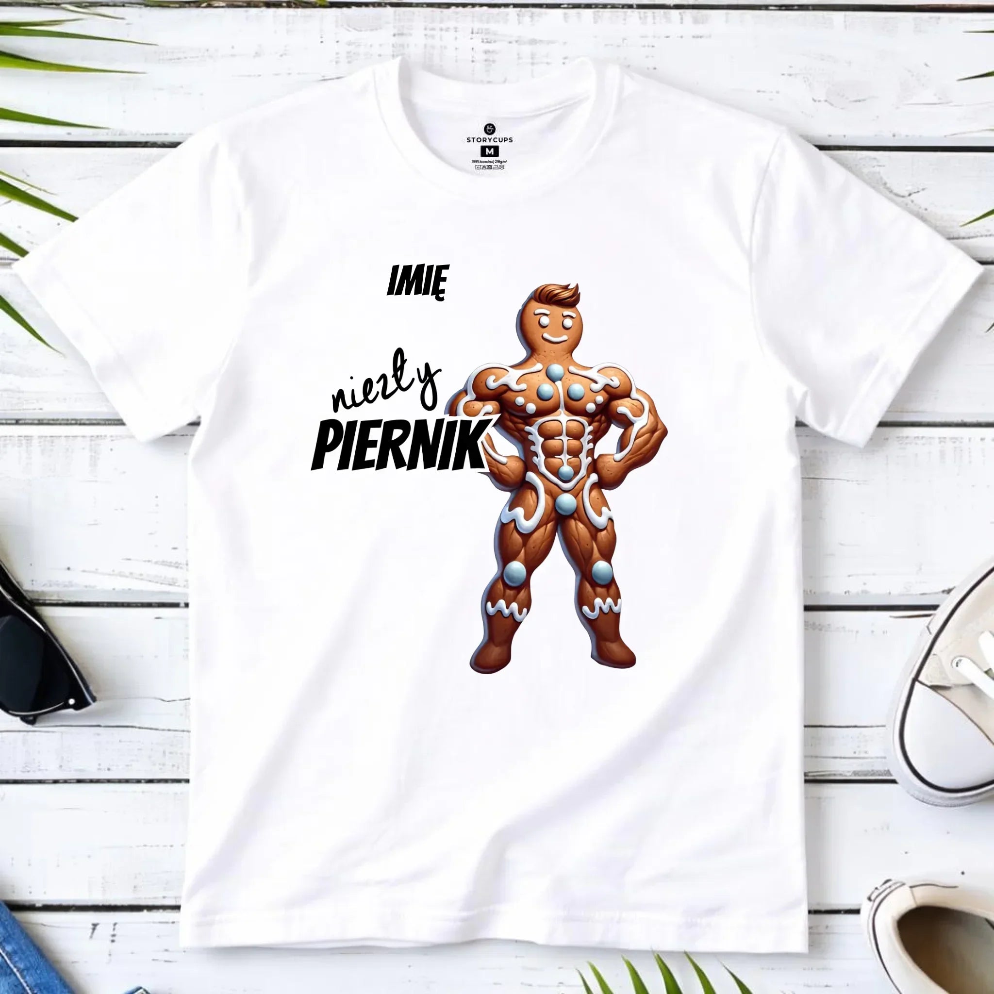 Koszulka męska świąteczna - Niezły piernik - personalizowana BN24 - StoryCups.pl