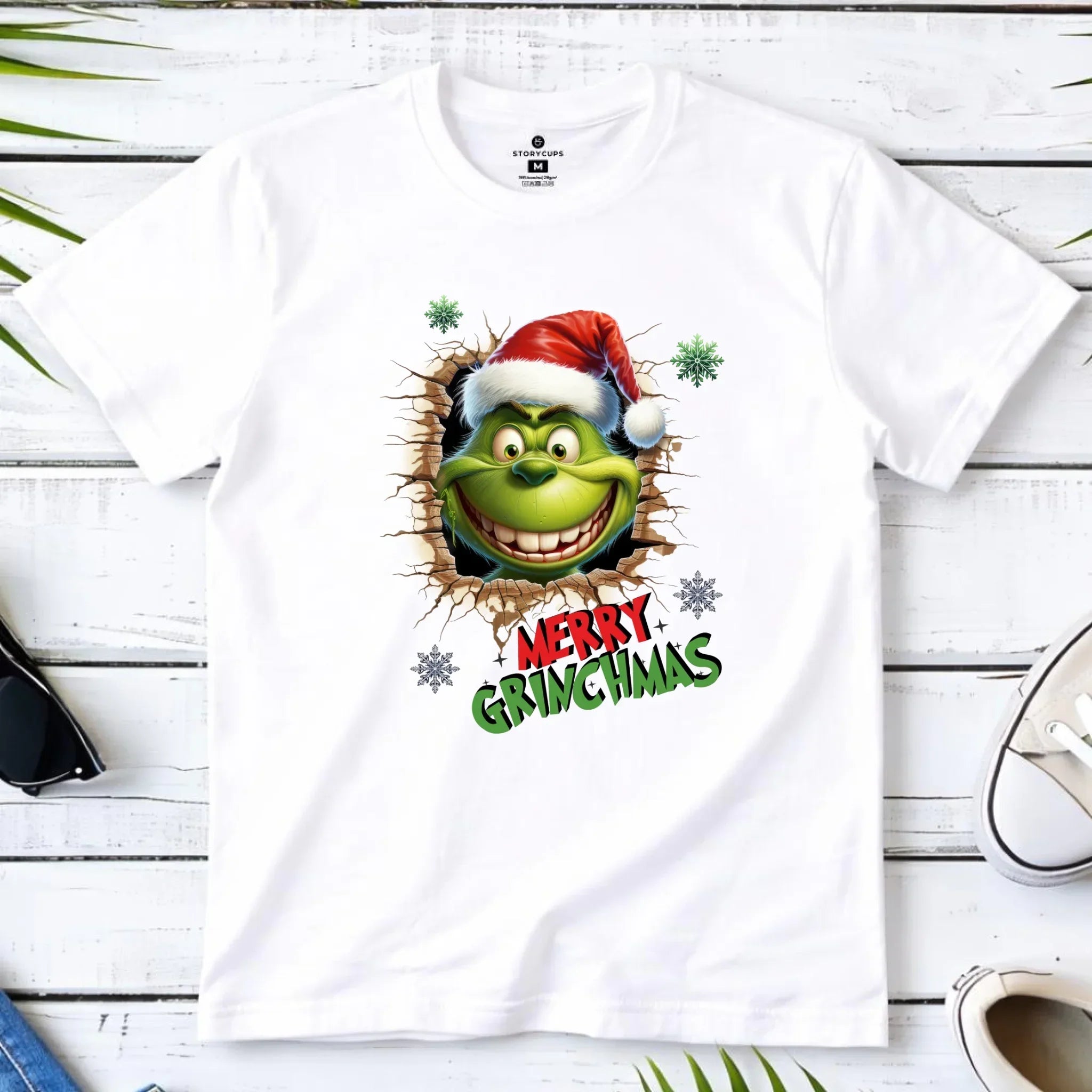 Koszulka męska świąteczna - Grinch - Merry Grinchmas BN113 - StoryCups.pl