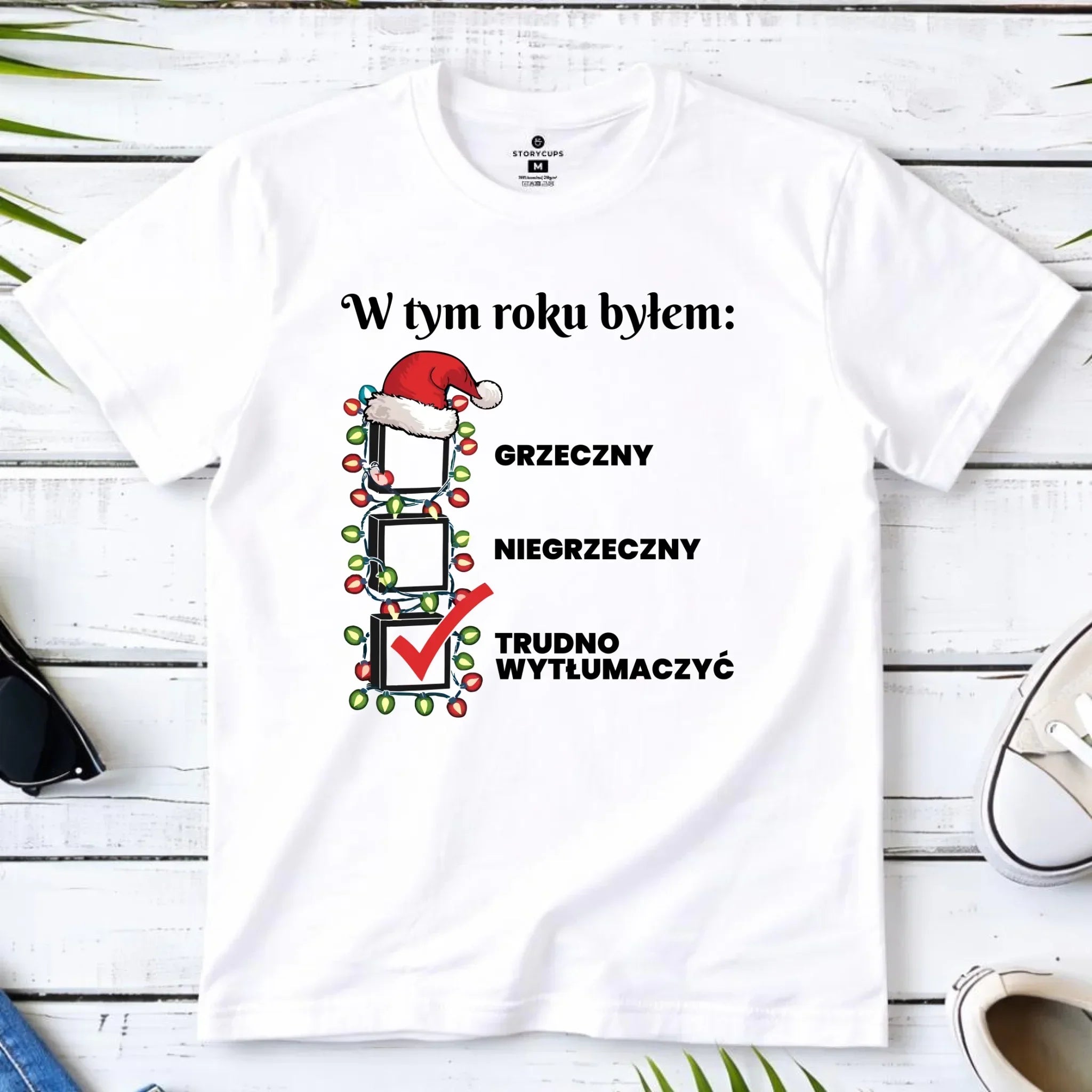 Koszulka męska świąteczna - Trudno wytłumaczyć BN134 - StoryCups.pl
