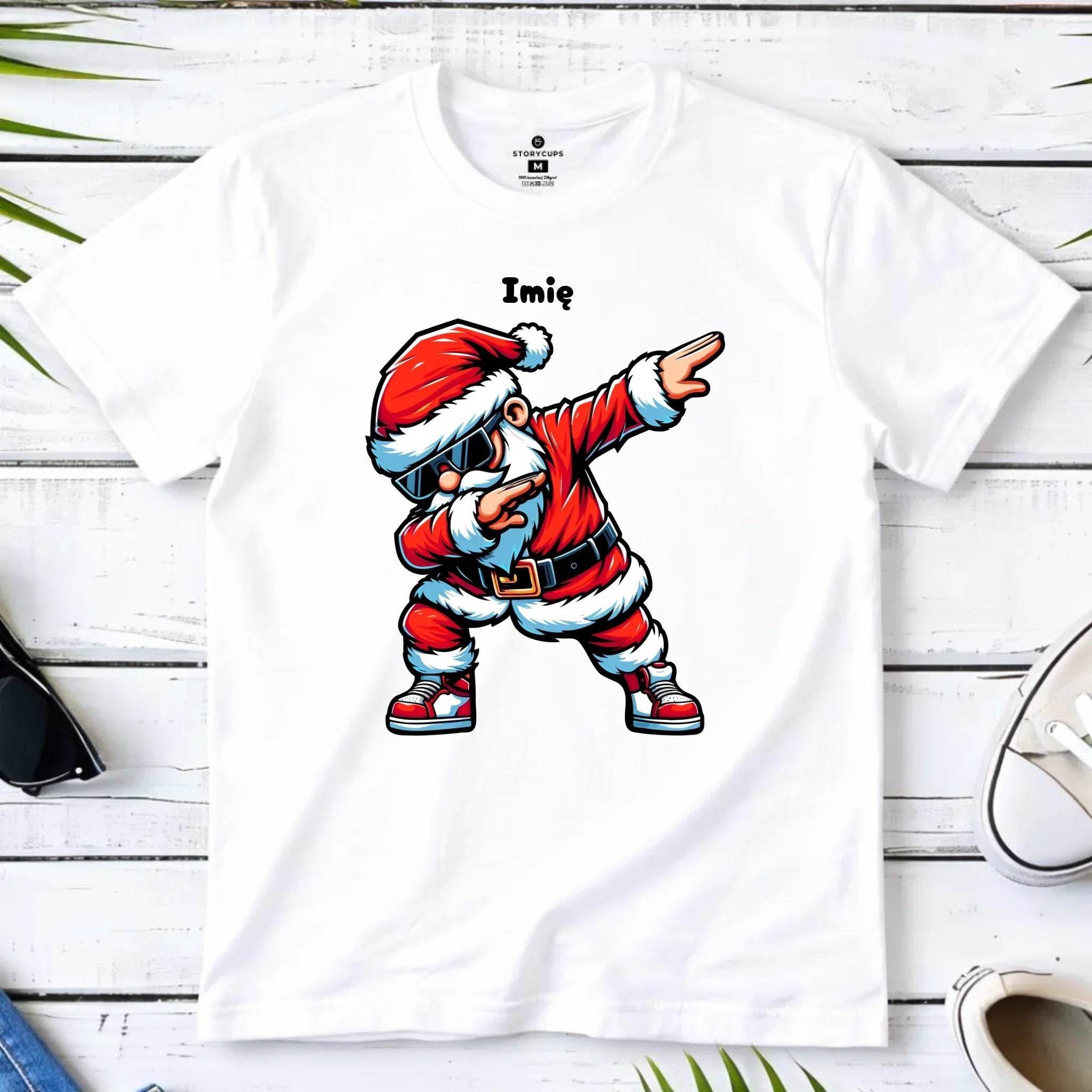 Koszulka męska świąteczna - Mikołaj - na Mikołajki - personalizowana BN136 - StoryCups.pl