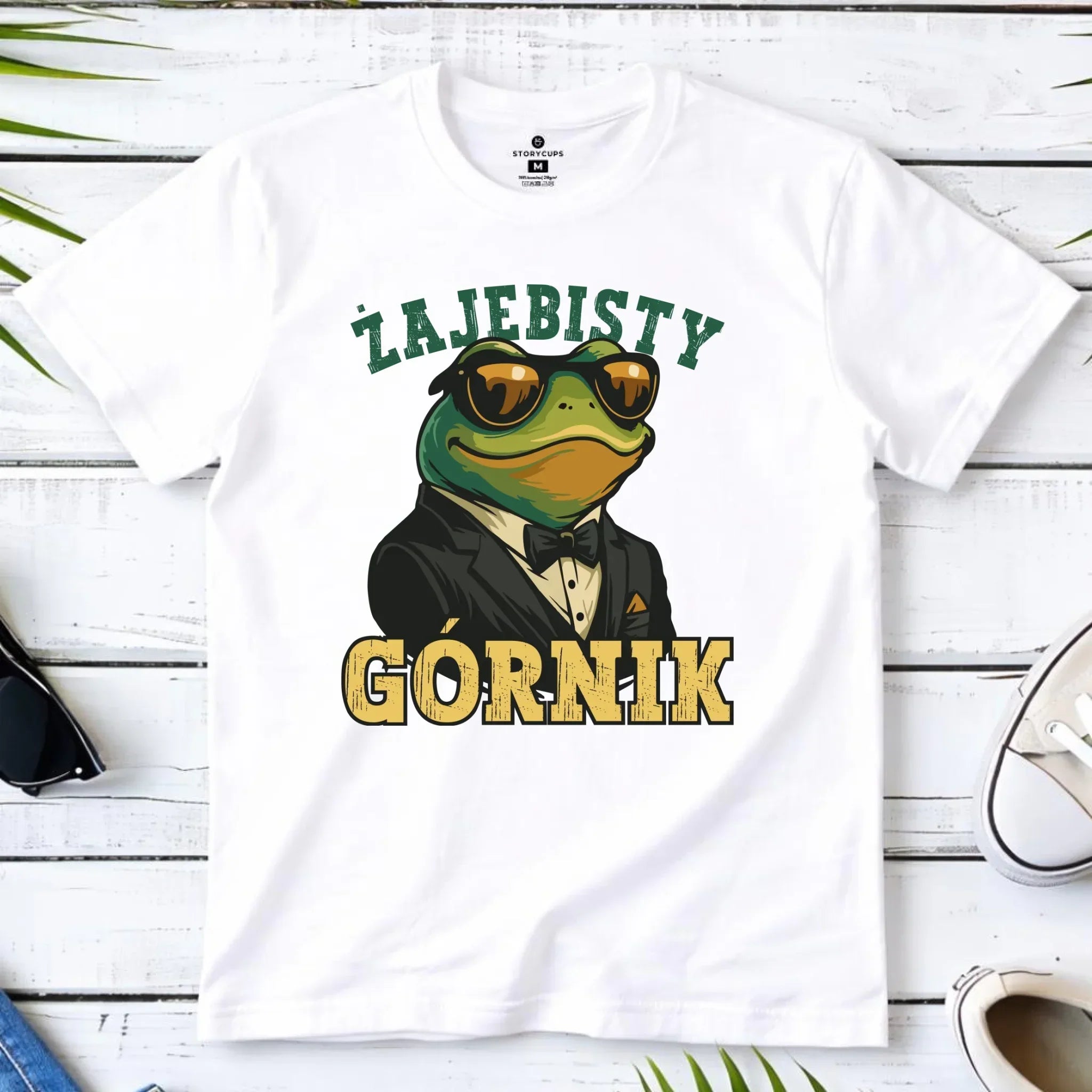 Koszulka męska - prezent dla górnika - Żajebisty górnik G18 - StoryCups.pl