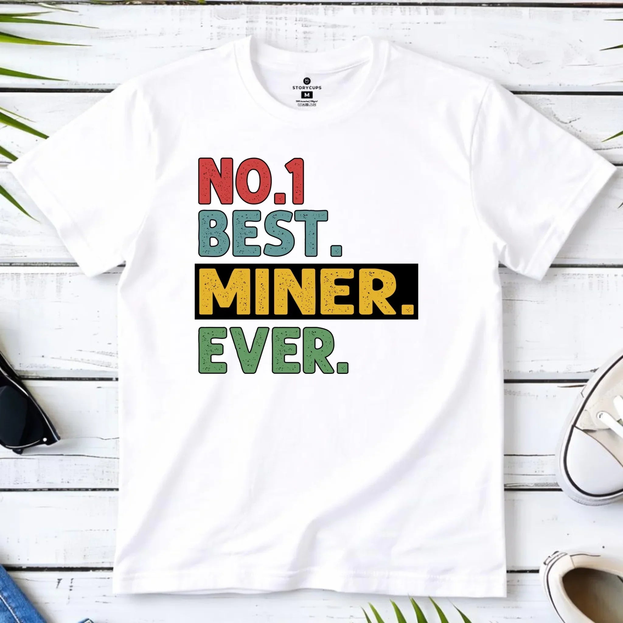 Koszulka męska - prezent dla górnika - Best miner ever G12 - StoryCups.pl