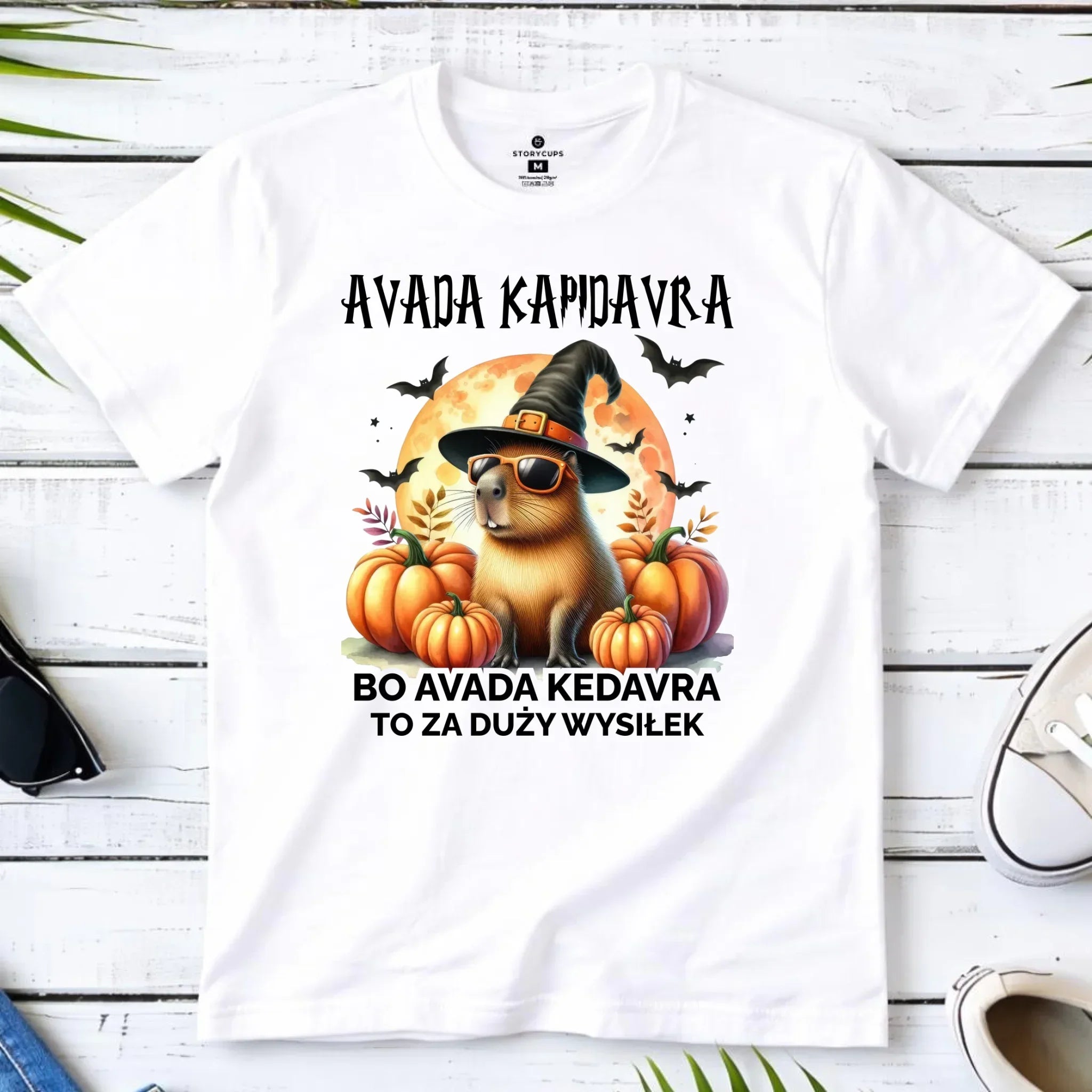 Koszulka męska halloweenowa - Kapibara - Avada Kapidavra HL21 - StoryCups.pl