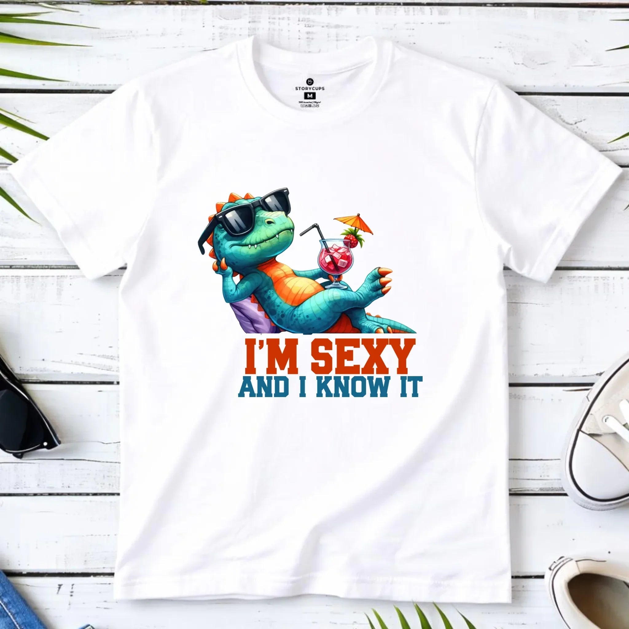 Koszulka męska - prezent dla chłopaka - I'm sexy - śmieszny nadruk DCH28 - StoryCups.pl