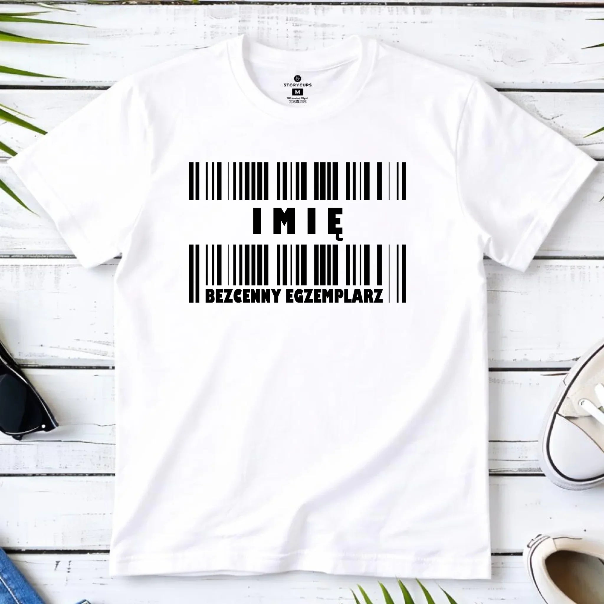Koszulka męska - Bezcenny egzemplarz prezent dla niego - personalizowana DCH07 - StoryCups.pl