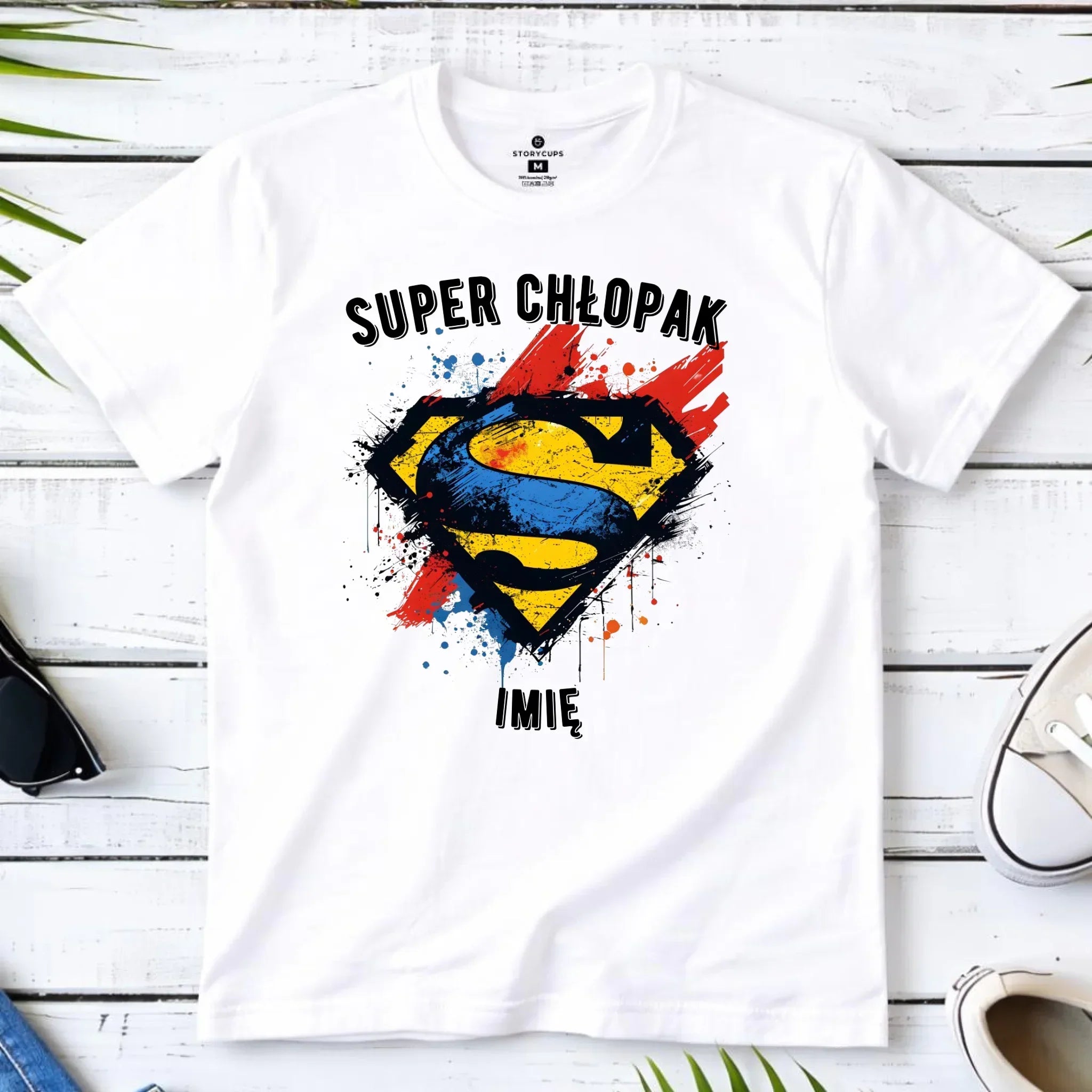 Koszulka męska - prezent na Dzień Chłopaka - Super Chłopak - personalizowana DCH18 - StoryCups.pl