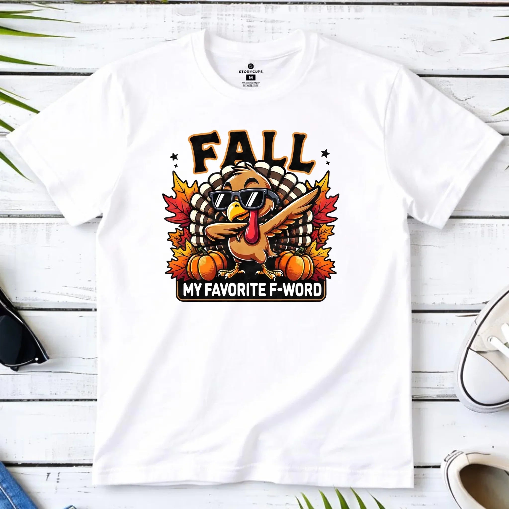 Koszulka męska jesienna - FALL my favorite F-word JS11 - StoryCups.pl
