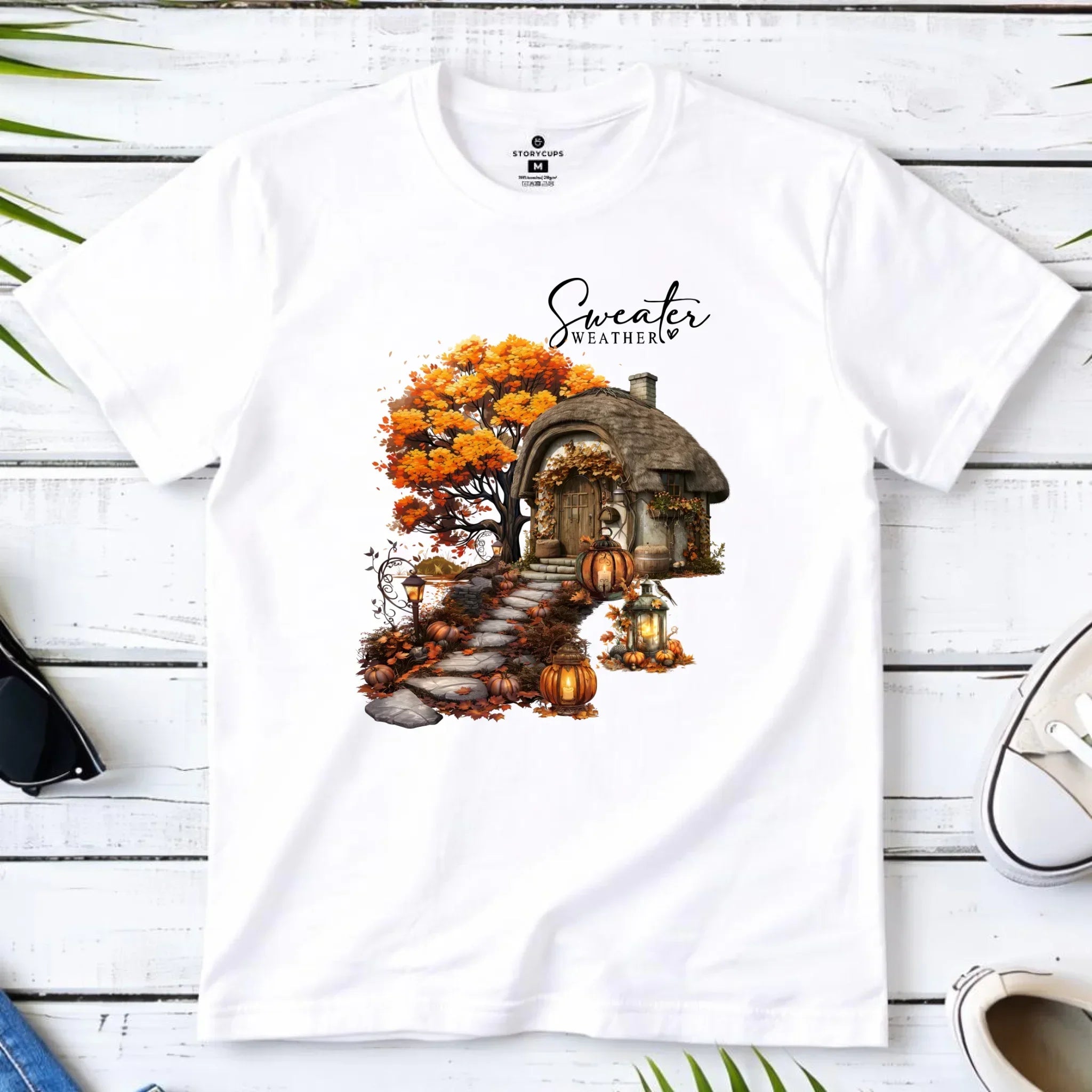 Koszulka męska jesienna - Sweater weather JS15 - StoryCups.pl
