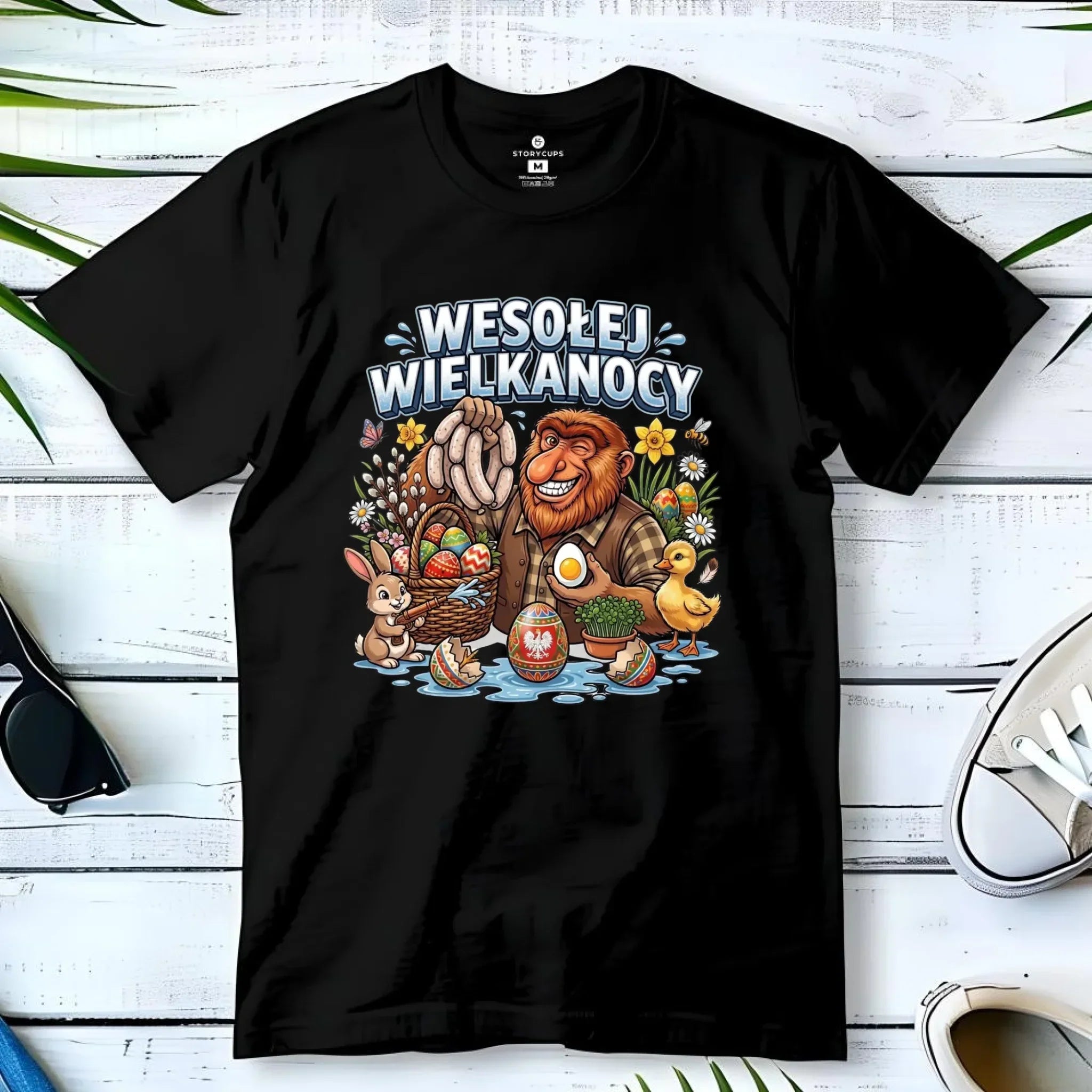Koszulka męska wielkanocna - Janusz Nosacz - Wesołej Wielkanocy WN21 - StoryCups.pl