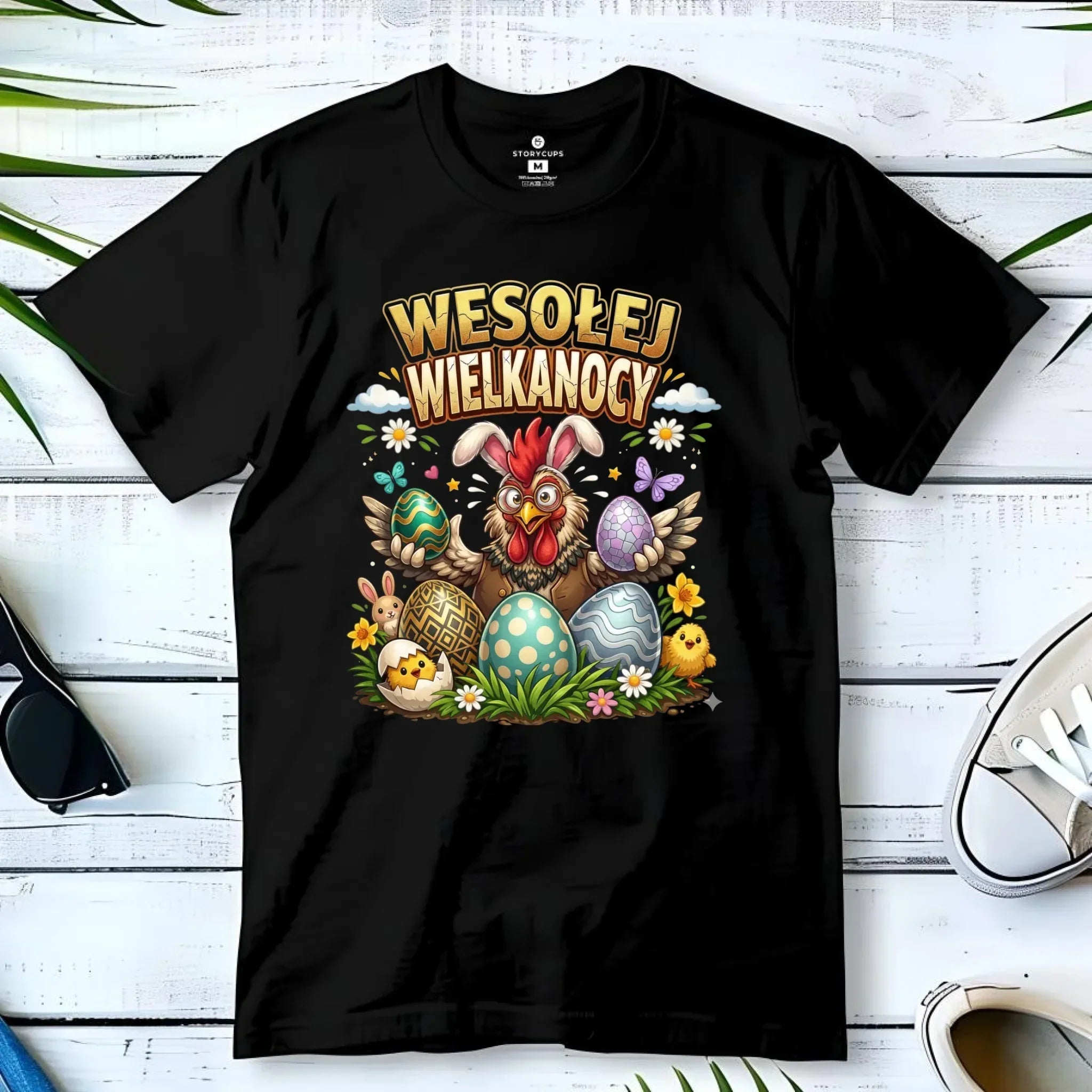 Koszulka męska wielkanocna - Wesołej Wielkanocy WN20 - StoryCups.pl