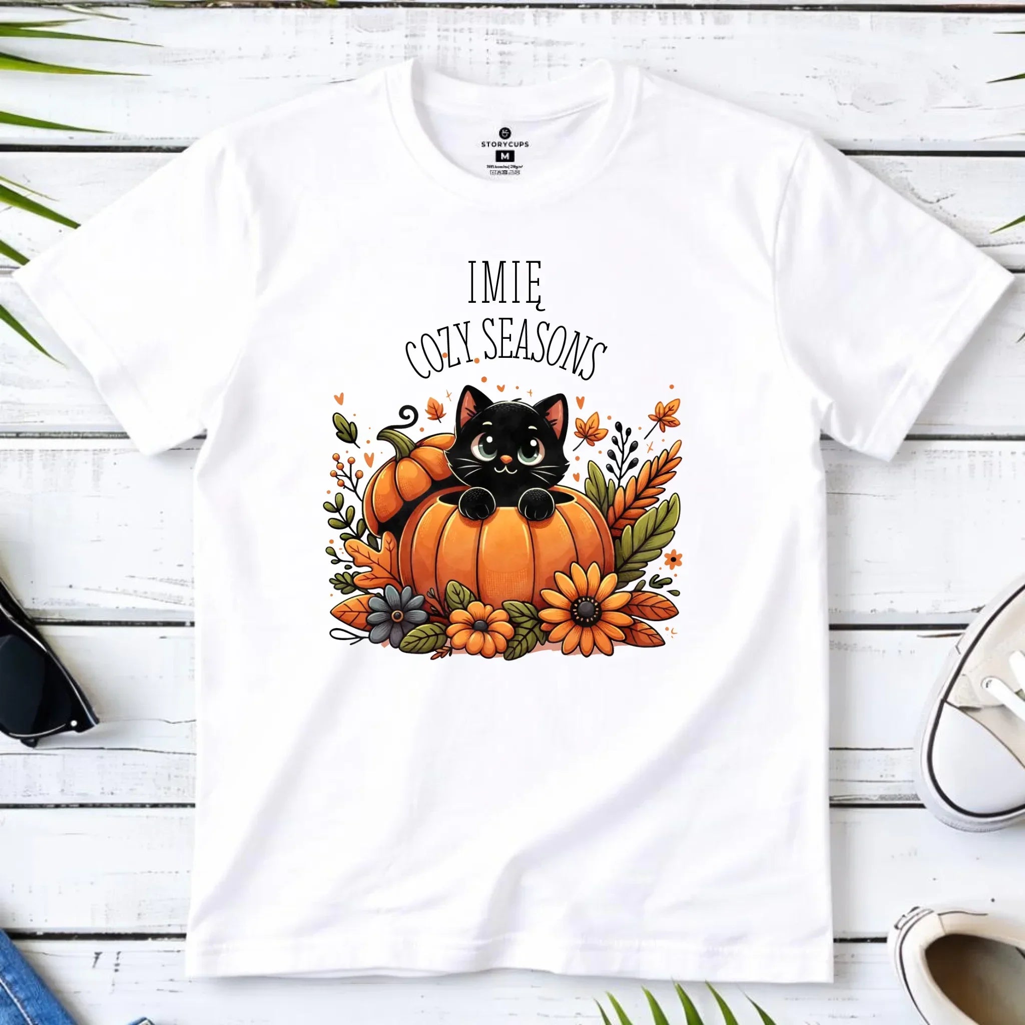 Koszulka męska jesienna - Cozy Seasons - personalizowana JS01 - StoryCups.pl