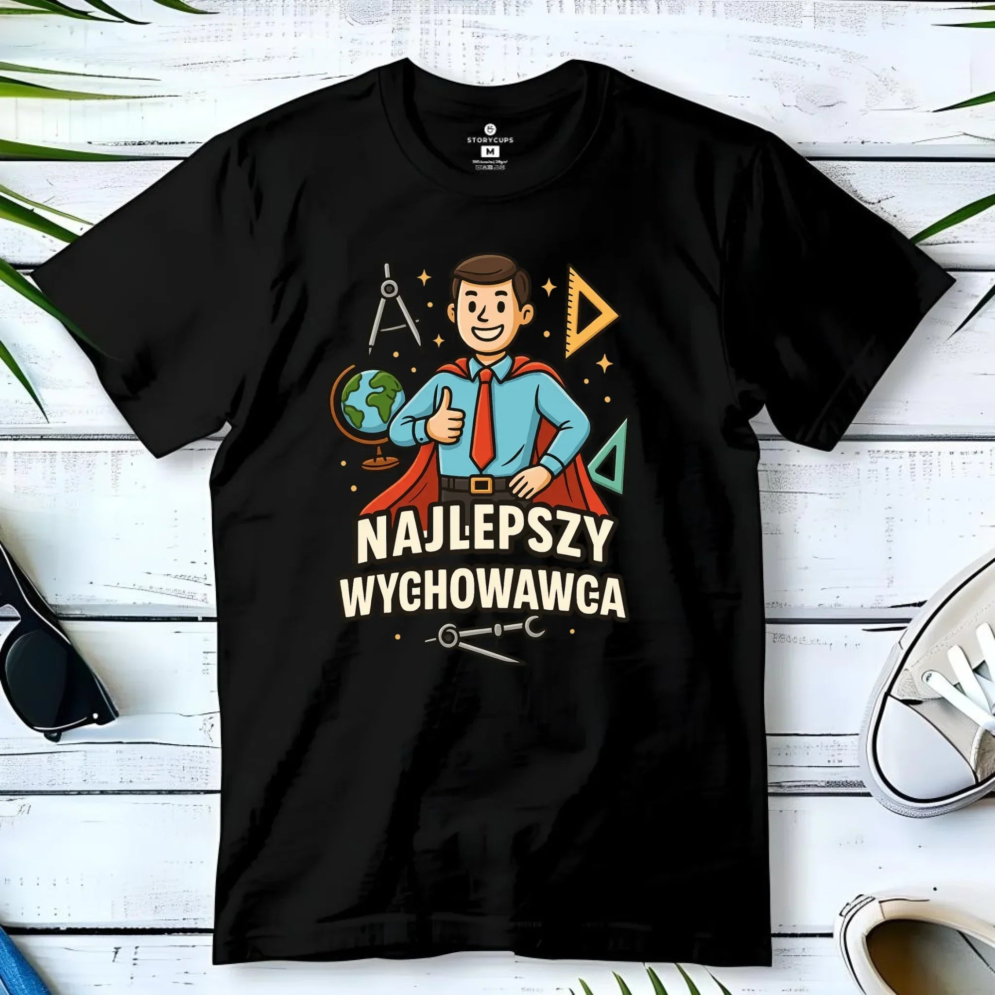 Koszulka męska dla wychowawcy - Najlepszy wychowawca N21 - StoryCups.pl