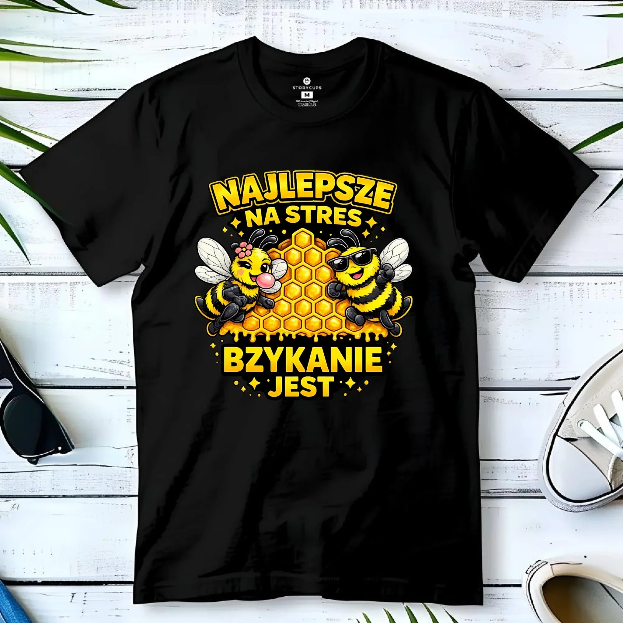 Koszulka męska - Najlepsze na stres bzykanie jest W79 - StoryCups.pl