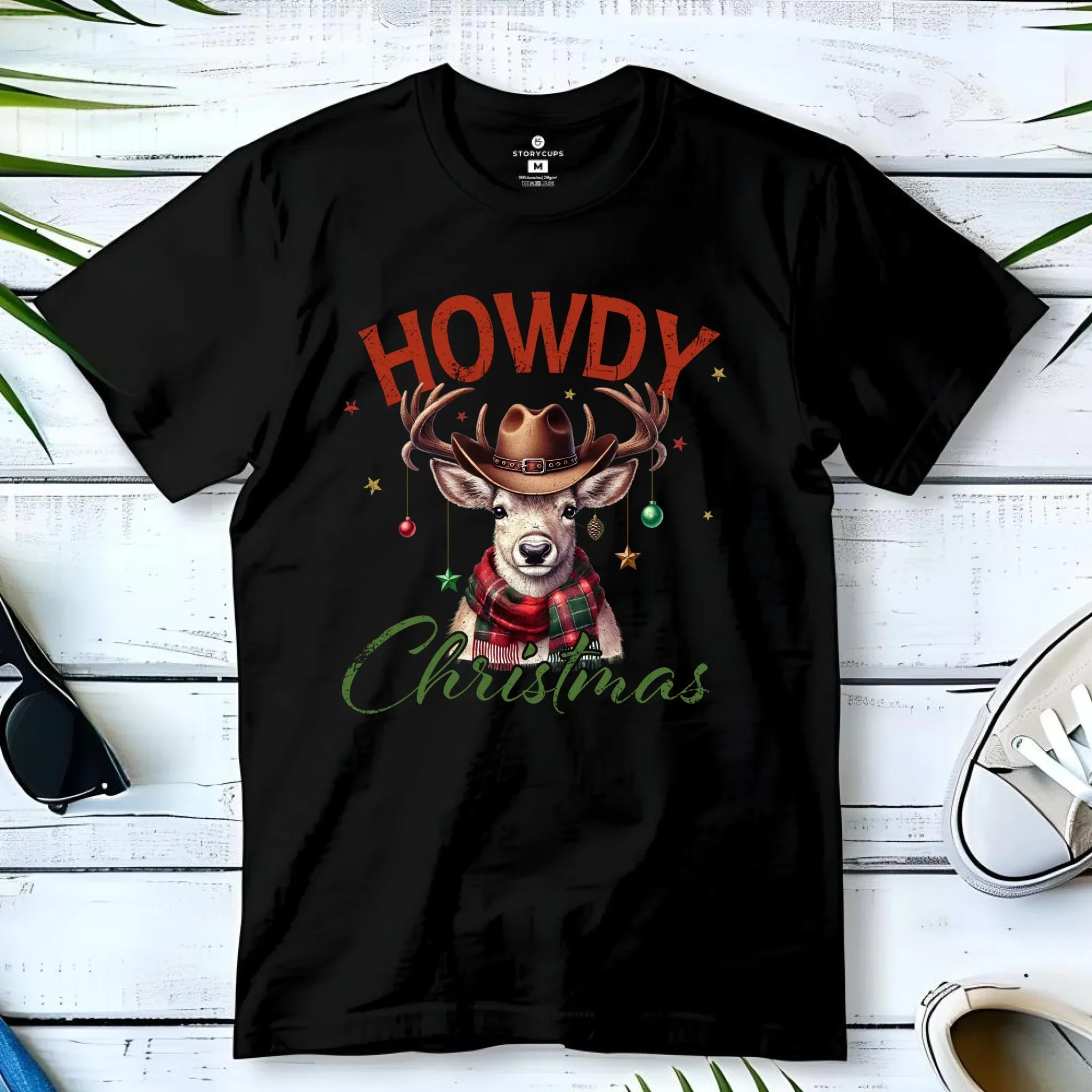 Koszulka męska świąteczna - Howdy Christmas BN54 - StoryCups.pl