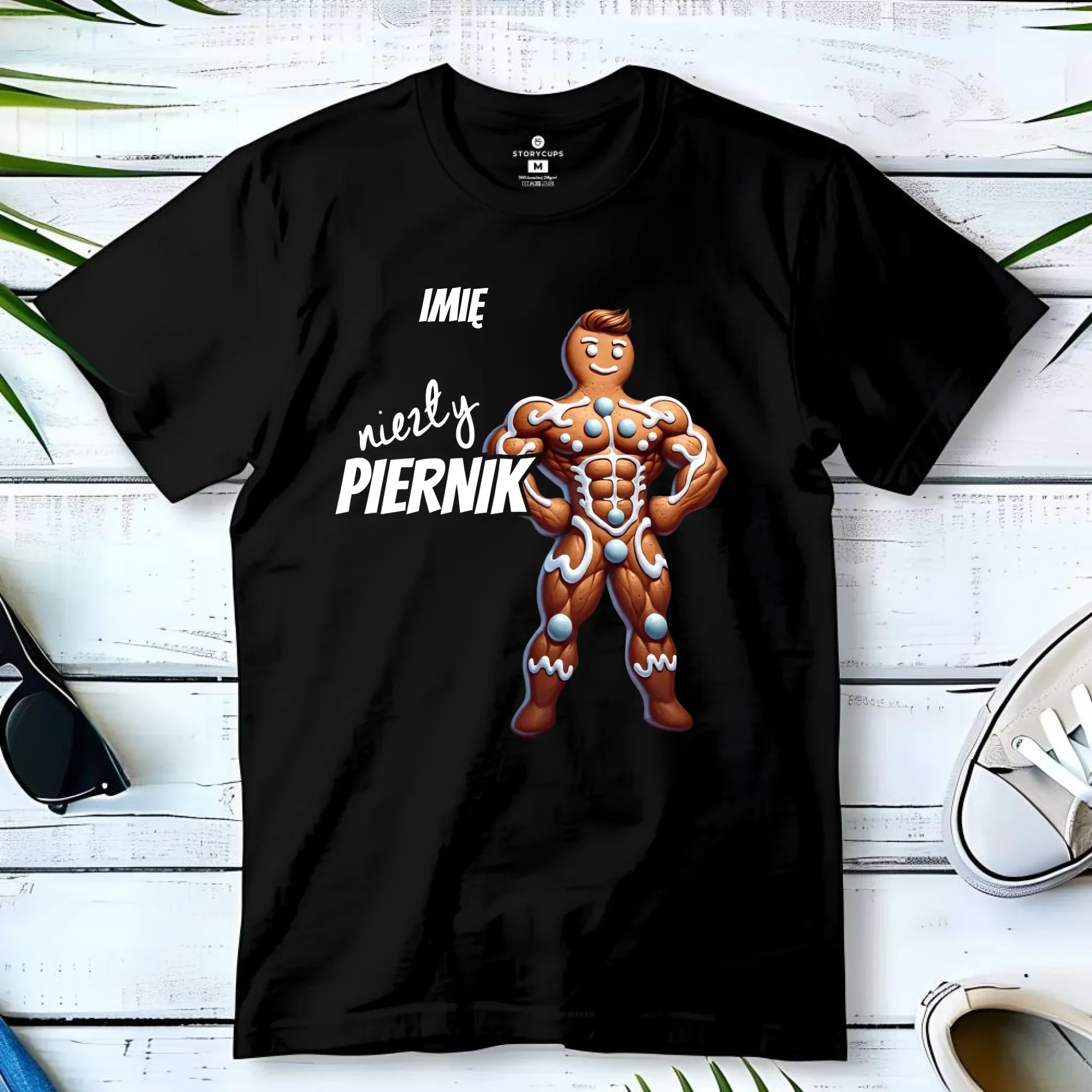 Koszulka męska świąteczna - Niezły piernik - personalizowana BN24 - StoryCups.pl