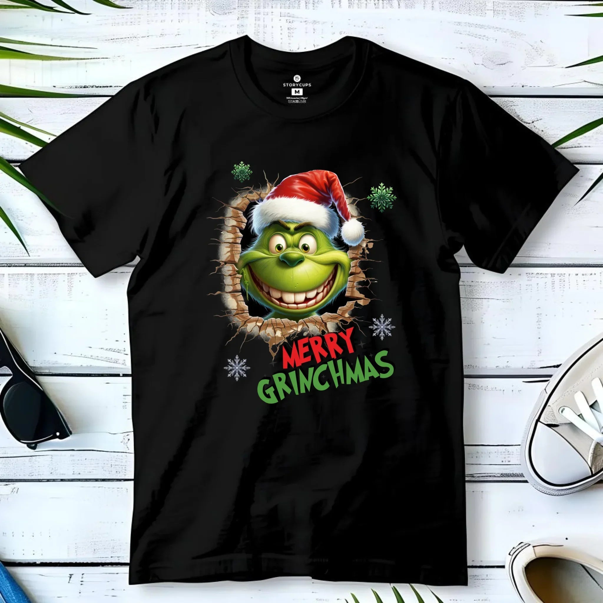 Koszulka męska świąteczna - Grinch - Merry Grinchmas BN113 - StoryCups.pl
