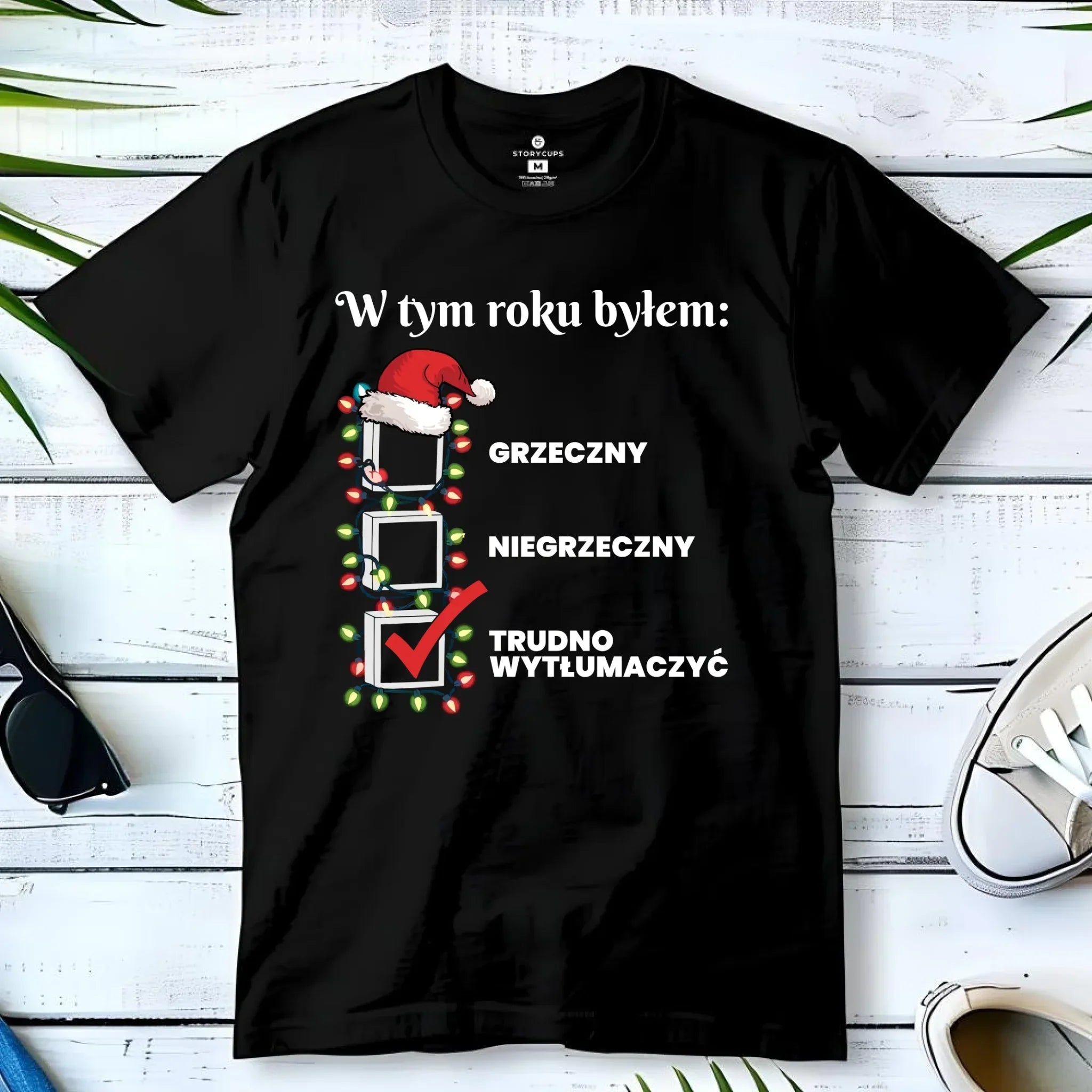 Koszulka męska świąteczna - Trudno wytłumaczyć BN134 - StoryCups.pl