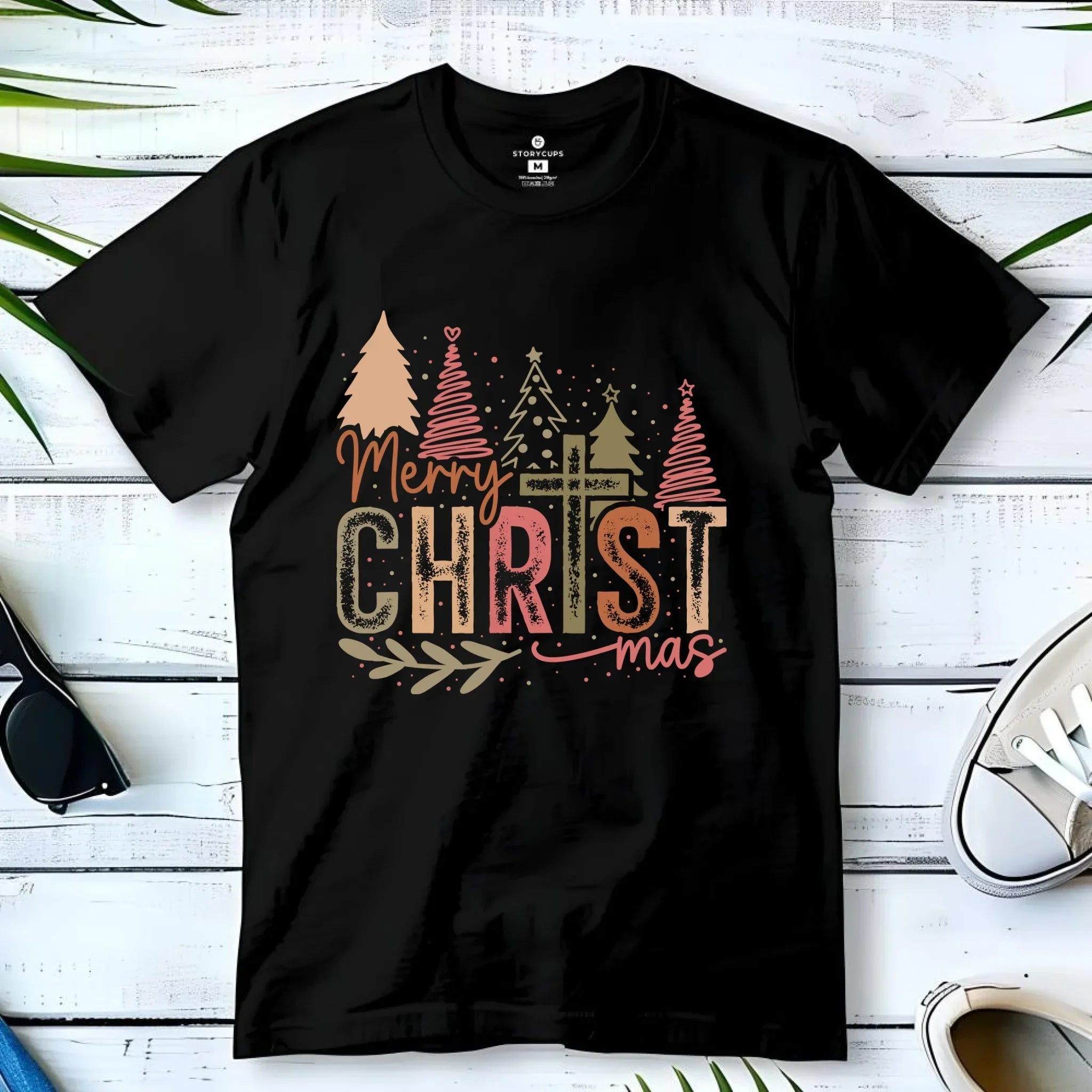 Koszulka męska świąteczna - Merry Christmas BN01 - StoryCups.pl