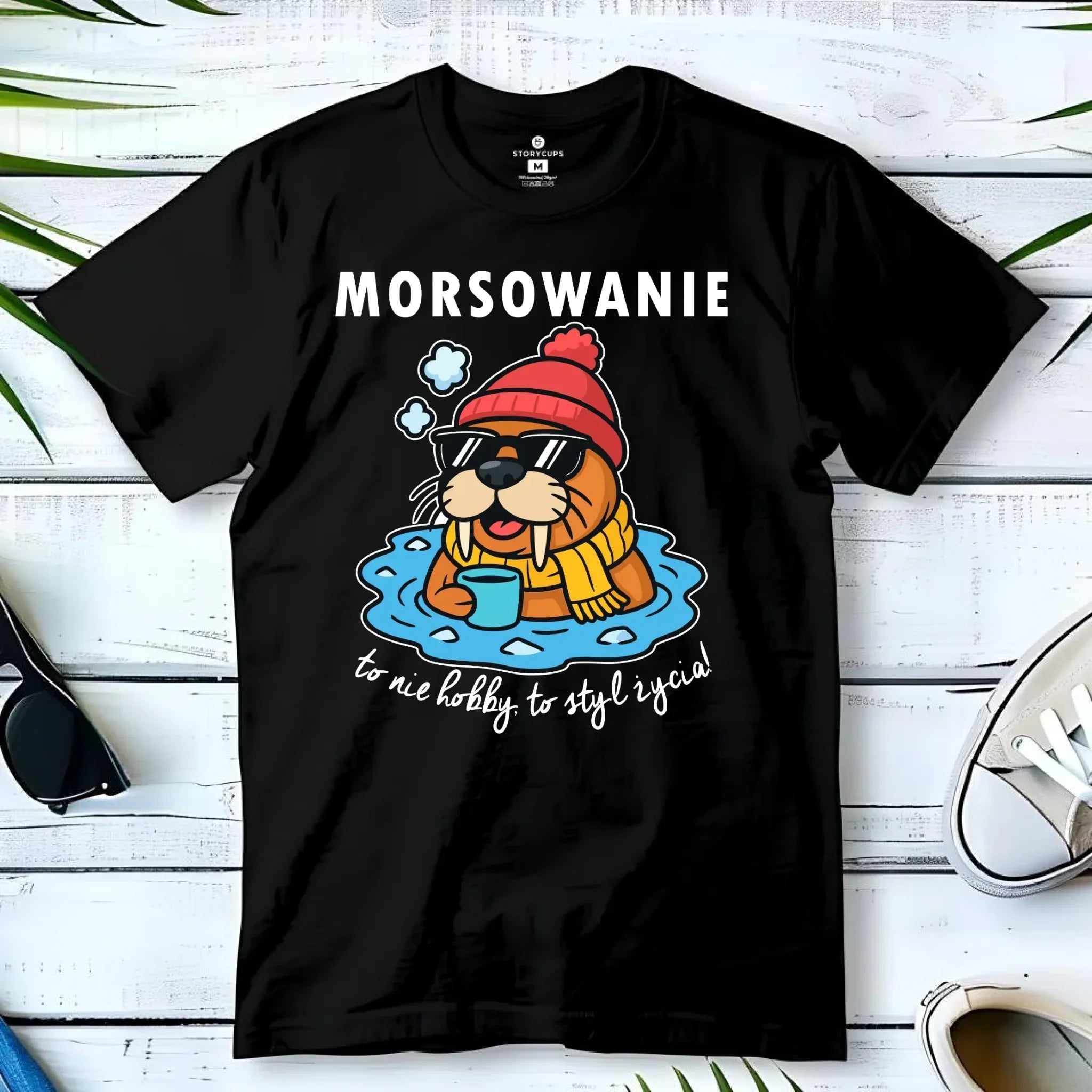 Koszulka męska - prezent dla morsa - Morsowanie to styl życia HM10 - StoryCups.pl