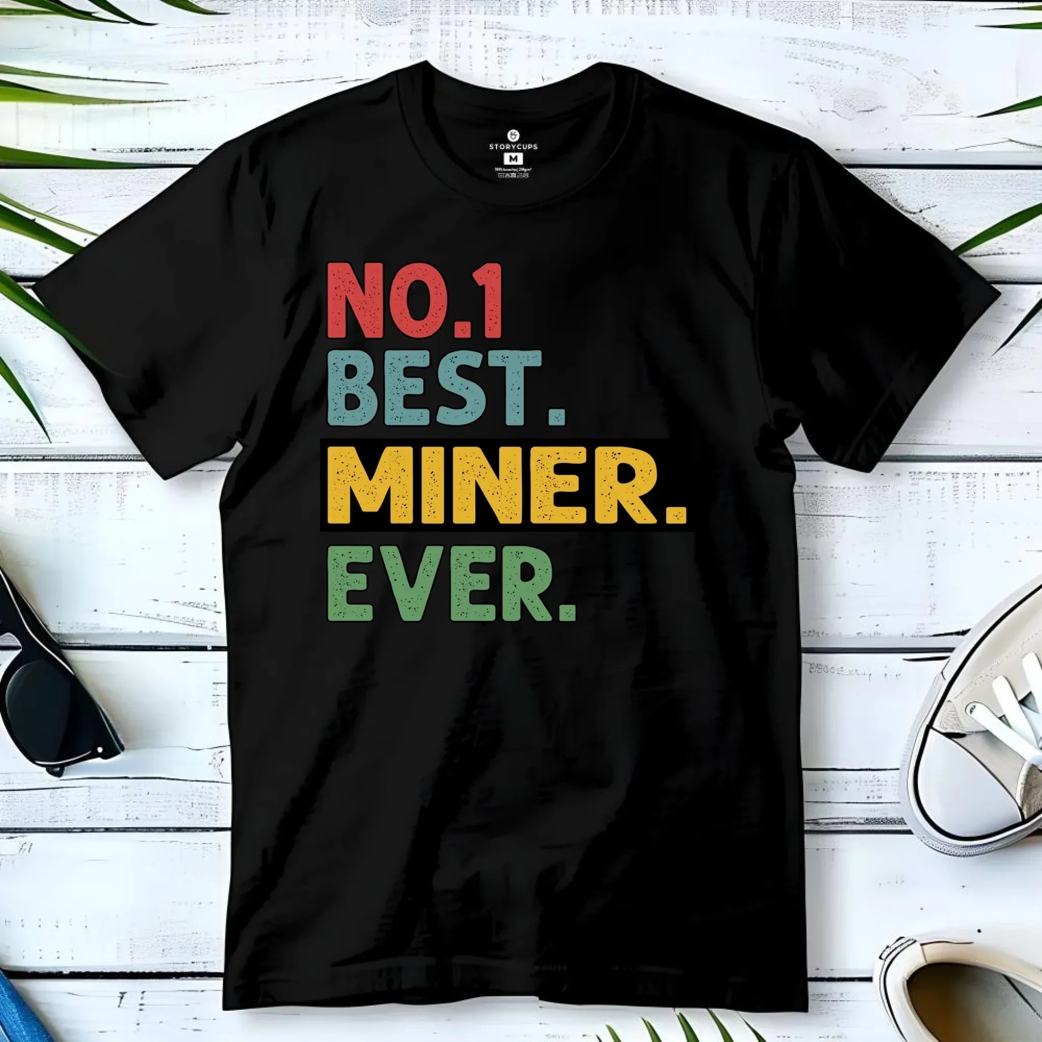 Koszulka męska - prezent dla górnika - Best miner ever G12 - StoryCups.pl