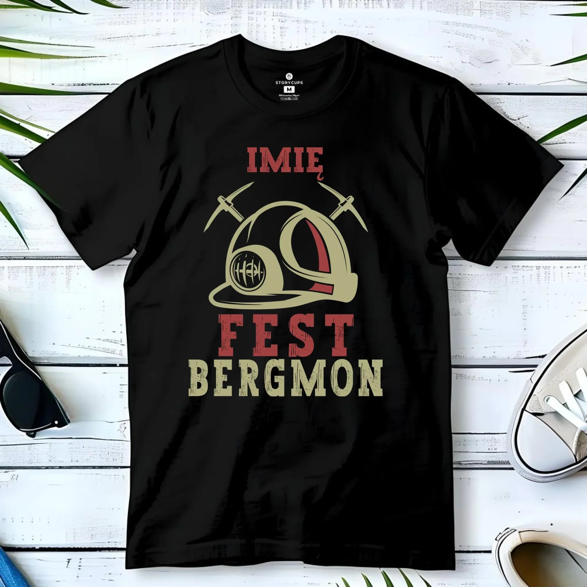 Koszulka męska - prezent dla górnika - Fest bergmon - personalizowana G07 - StoryCups.pl