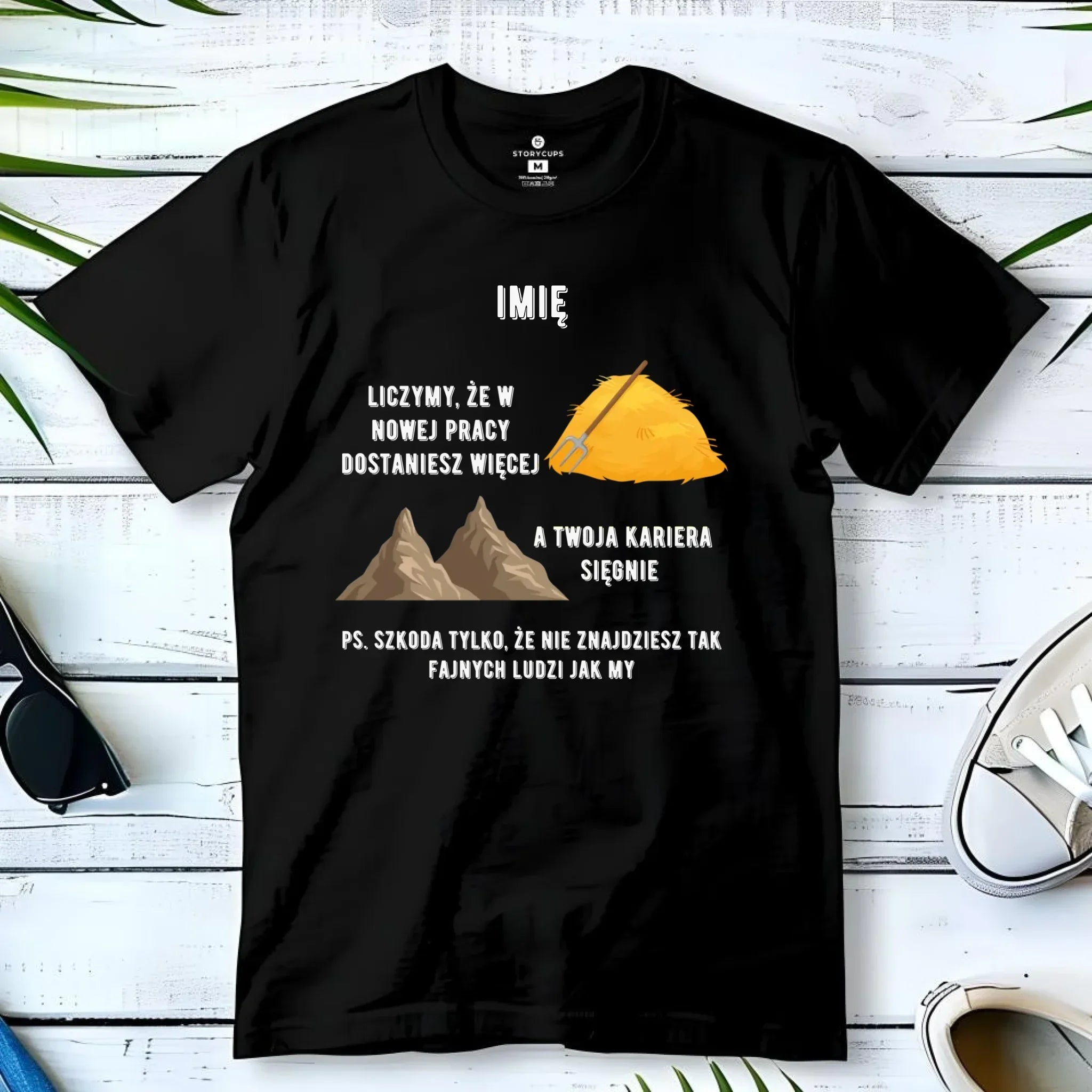 Koszulka męska na odejście z pracy - Nie znajdziesz tak fajnych ludzi jak my - personalizowana OP04 - StoryCups.pl