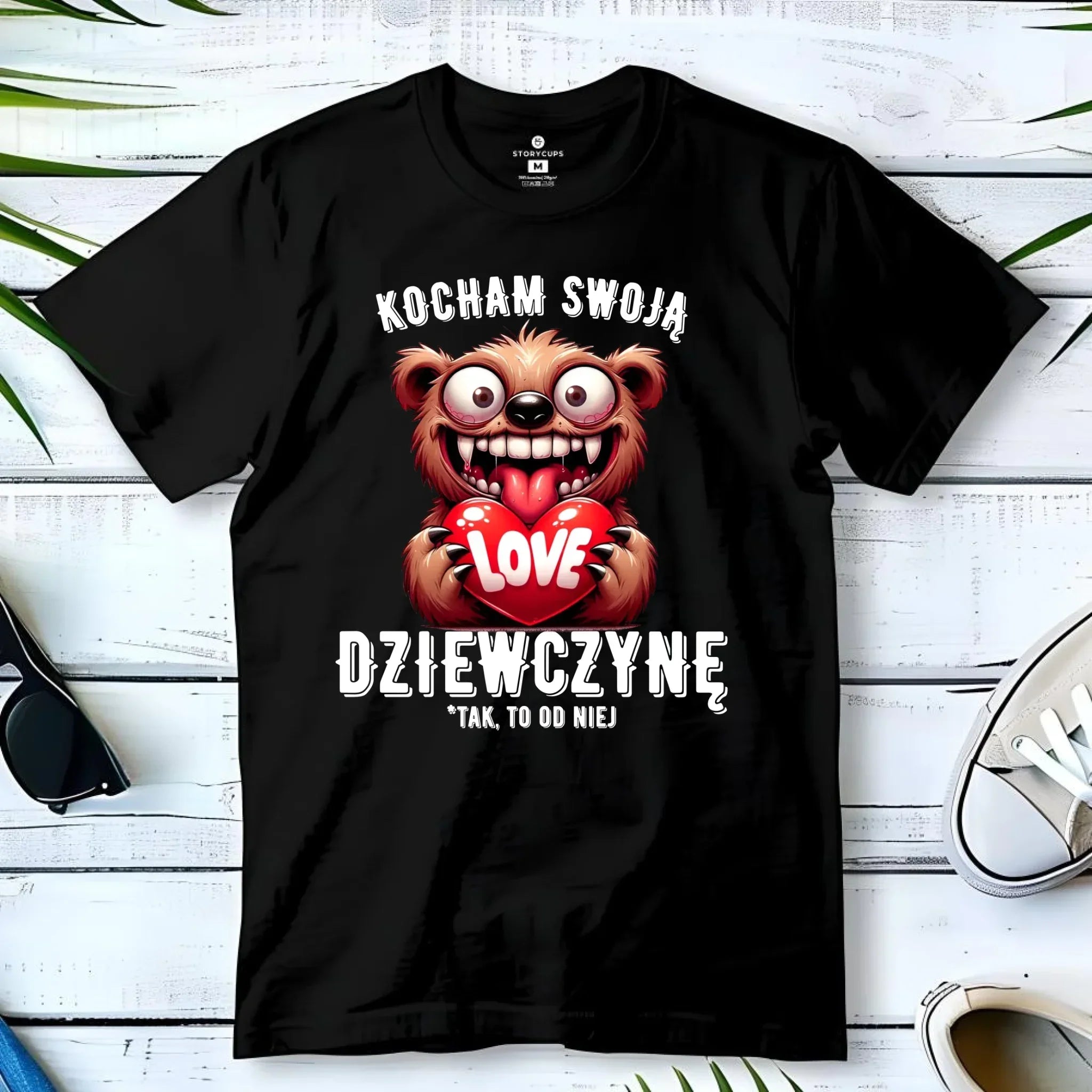 Koszulka męska dla chłopaka - Kocham swoją dziewczynę W30 - StoryCups.pl