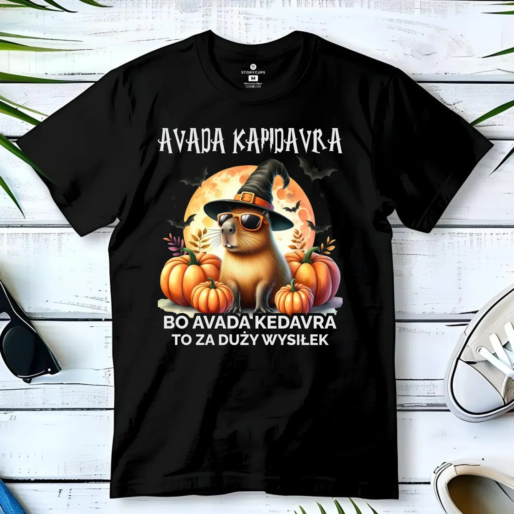 Koszulka męska halloweenowa - Kapibara - Avada Kapidavra HL21 - StoryCups.pl