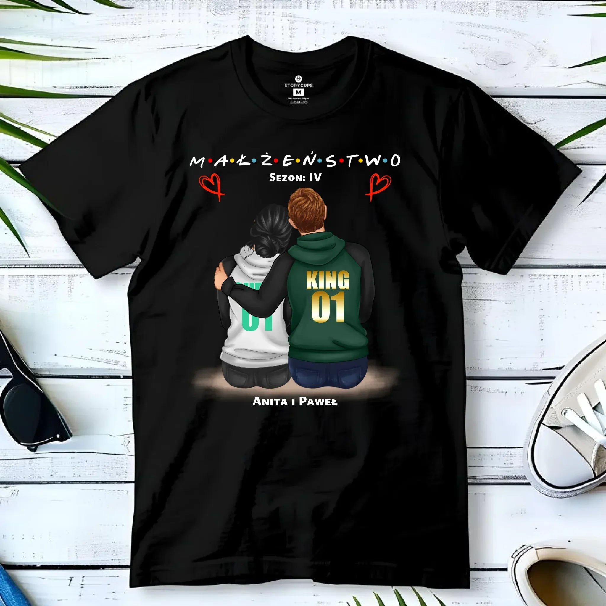 Koszulka męska dla męża - Małżeństwo Sezon - personalizowana W05 - StoryCups.pl