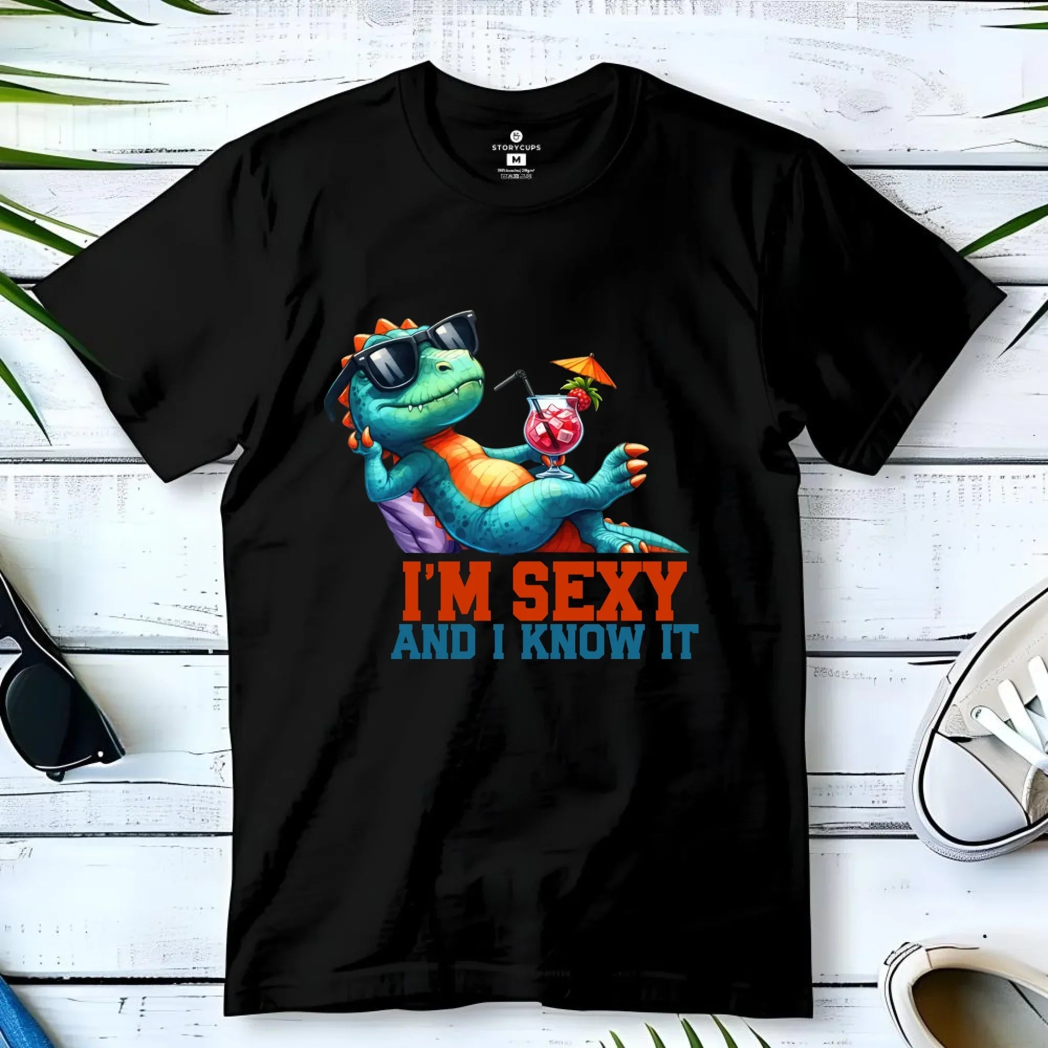 Koszulka męska - prezent dla chłopaka - I'm sexy - śmieszny nadruk DCH28 - StoryCups.pl