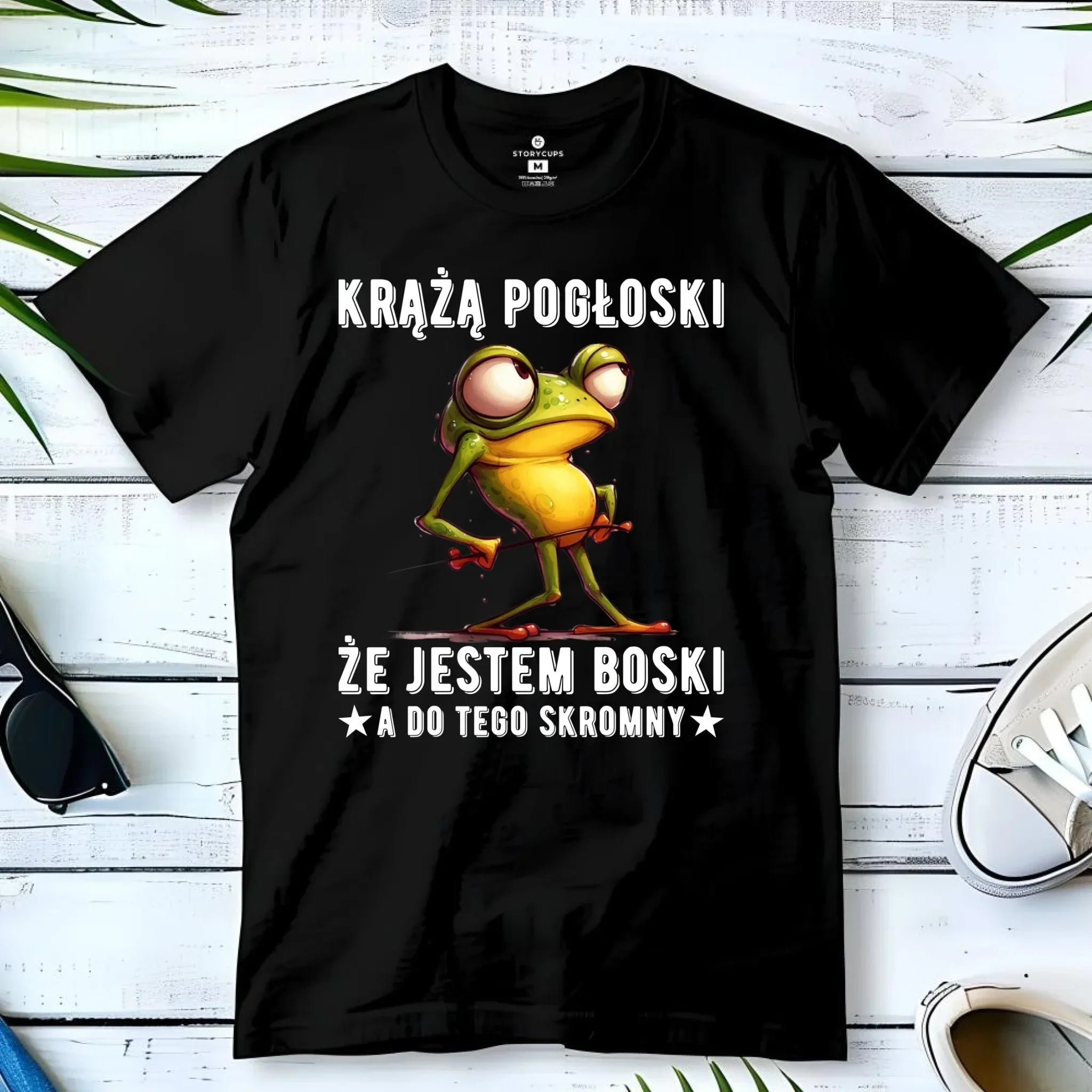 Koszulka męska - prezent dla chłopaka - Jestem boski DCH15 - StoryCups.pl