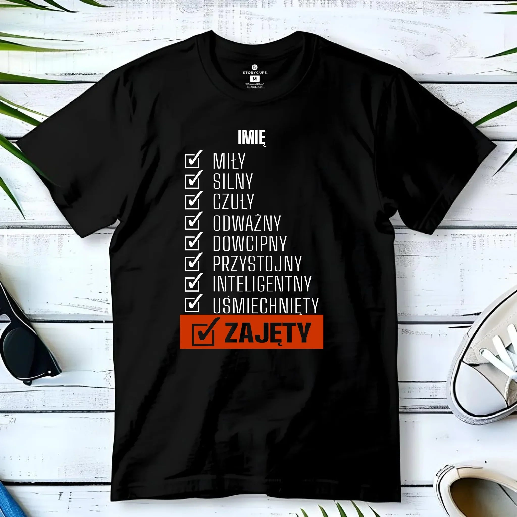 Koszulka męska - Zajęty prezent dla chłopaka męża narzeczonego - personalizowana DCH05 - StoryCups.pl