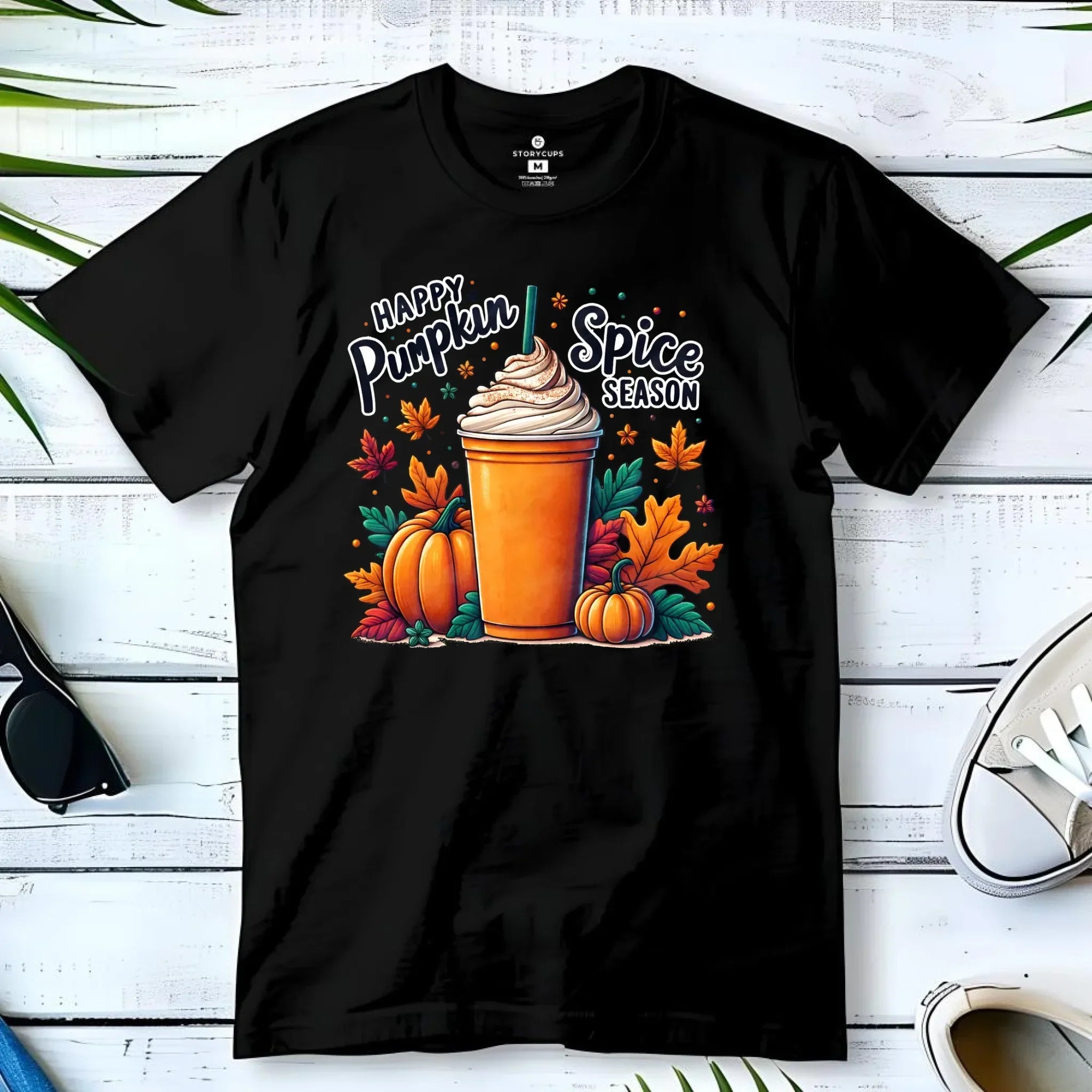 Koszulka męska jesienna - Pumpkin Spice - kawa dyniowa JS02 - StoryCups.pl