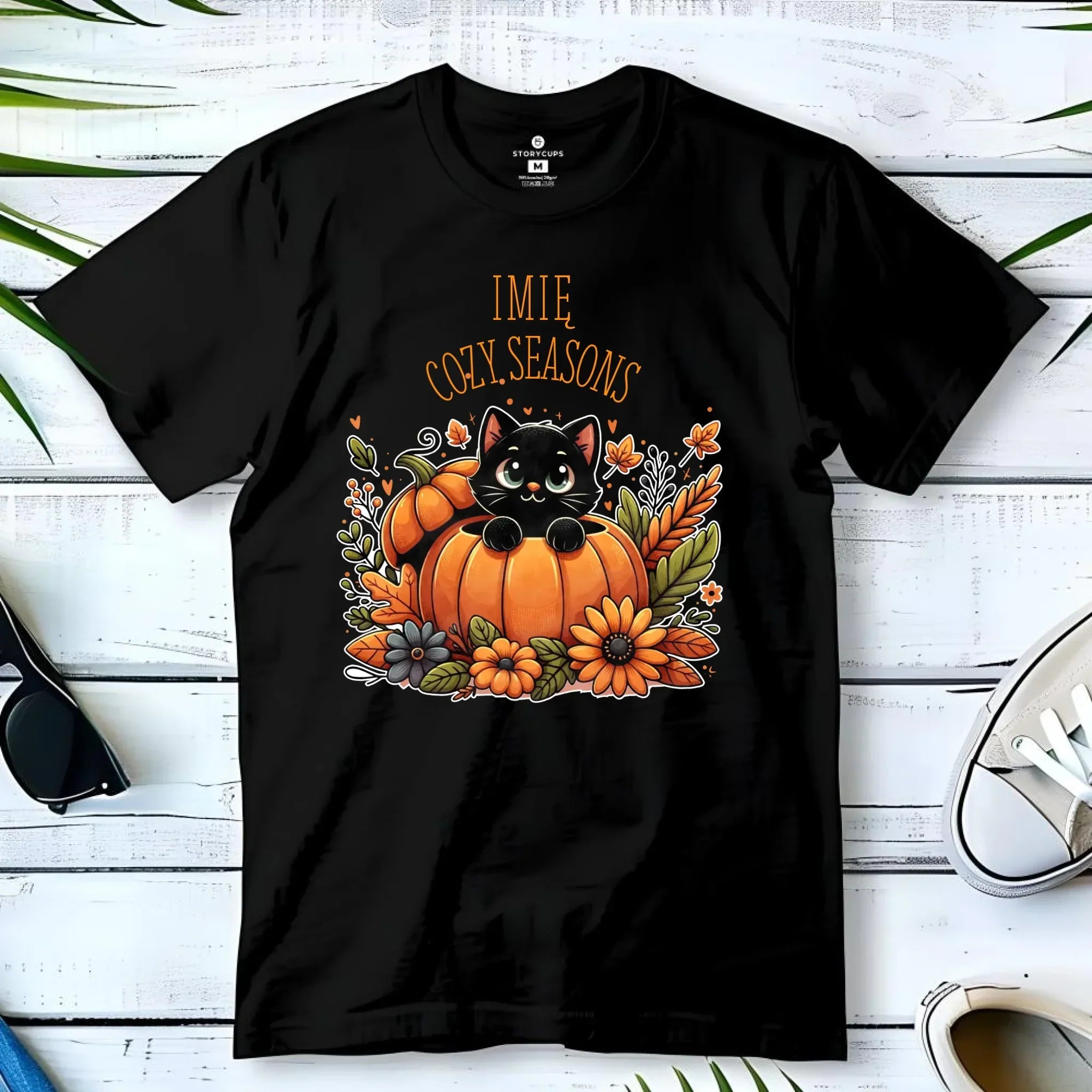 Koszulka męska jesienna - Cozy Seasons - personalizowana JS01 - StoryCups.pl