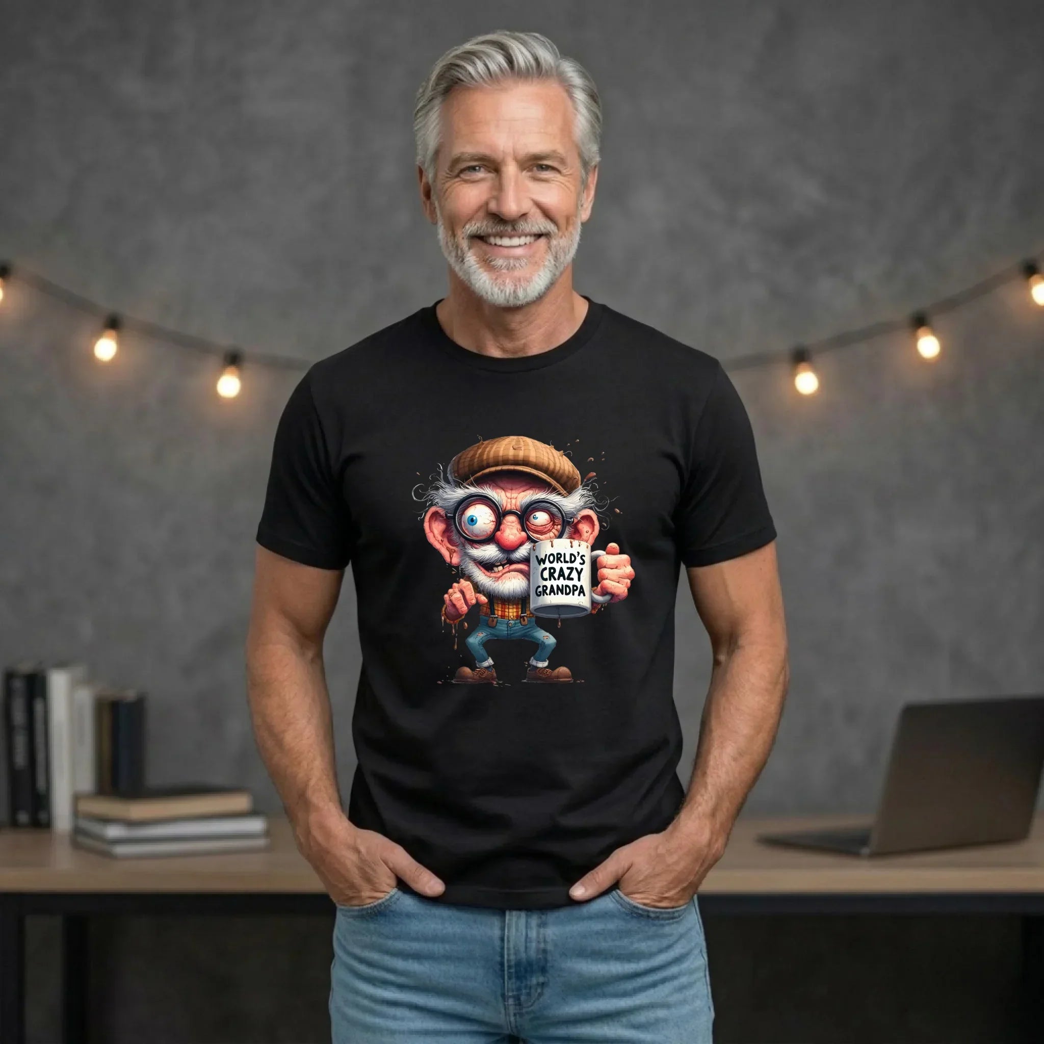 Koszulka dla dziadka - Crazy grandpa D38 - StoryCups.pl