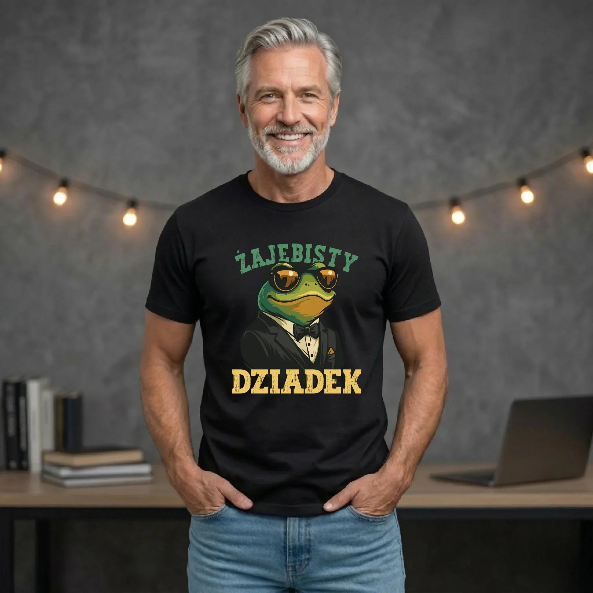 Koszulka dla dziadka - Żajebisty dziadek D42 - StoryCups.pl