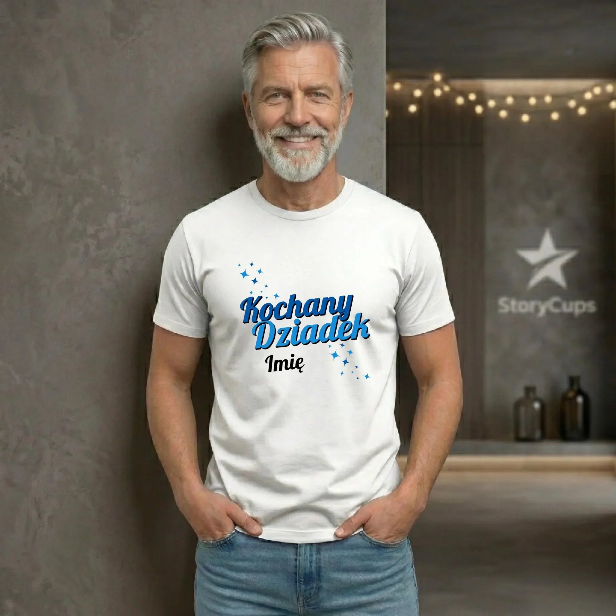 Koszulka dla dziadka - Kochany Dziadek - personalizowana D05 - StoryCups.pl