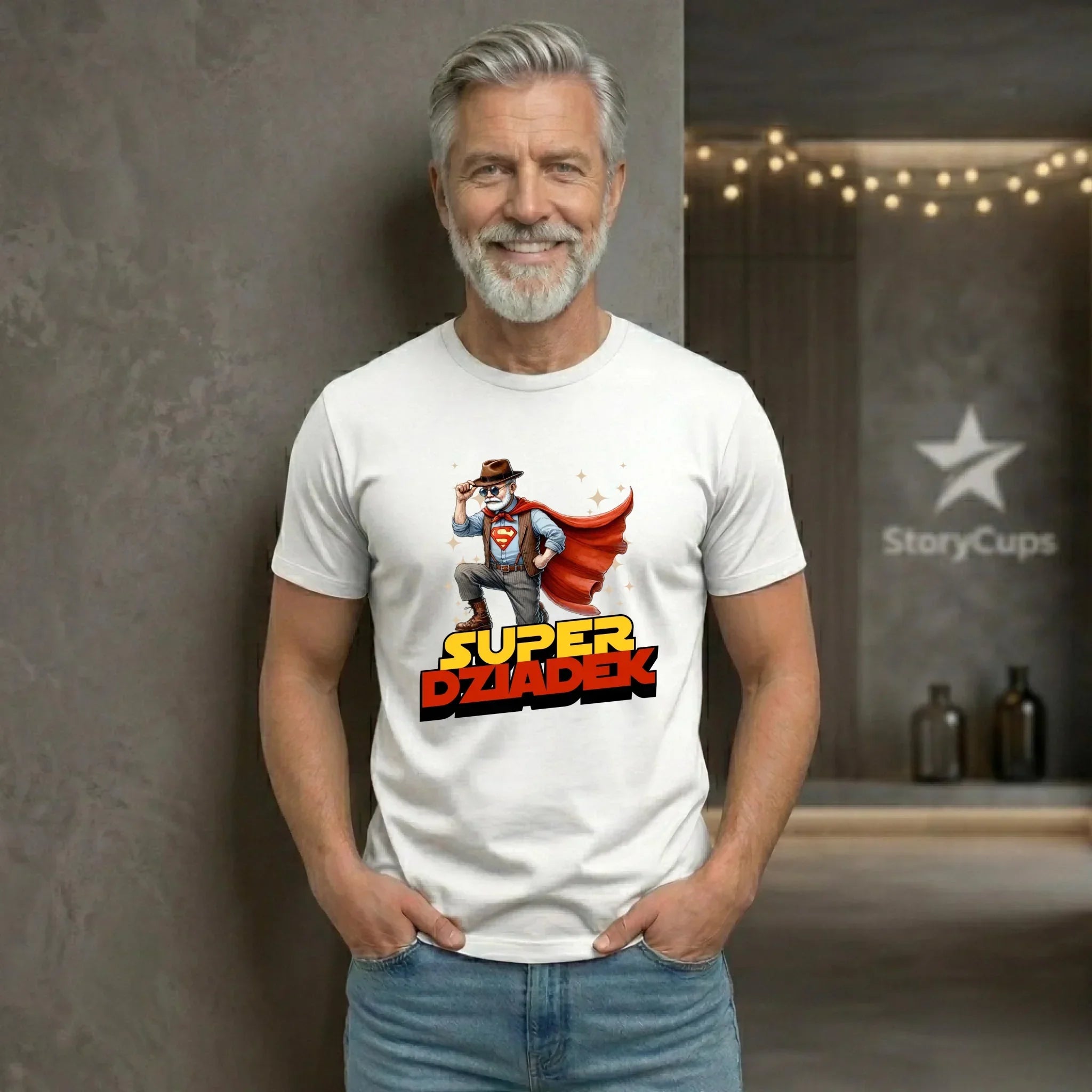 Koszulka dla dziadka - Super Dziadek D29 - StoryCups.pl