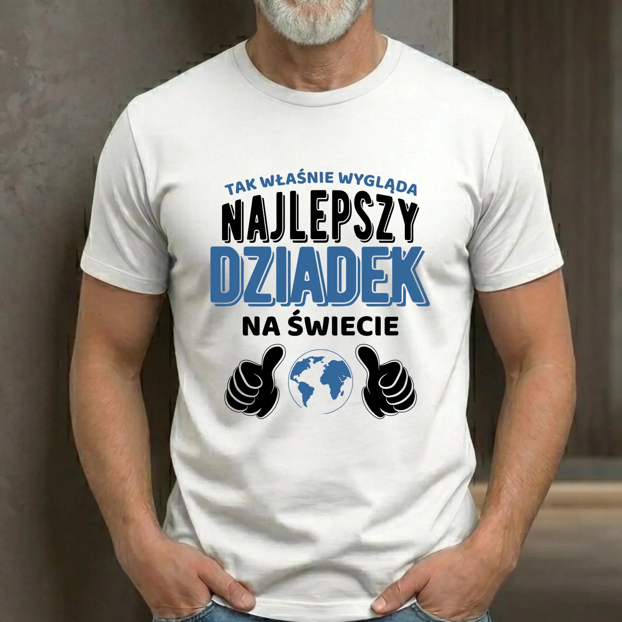 Koszulka dla dziadka - Tak wygląda najlepszy dziadek na świecie D24 - StoryCups.pl