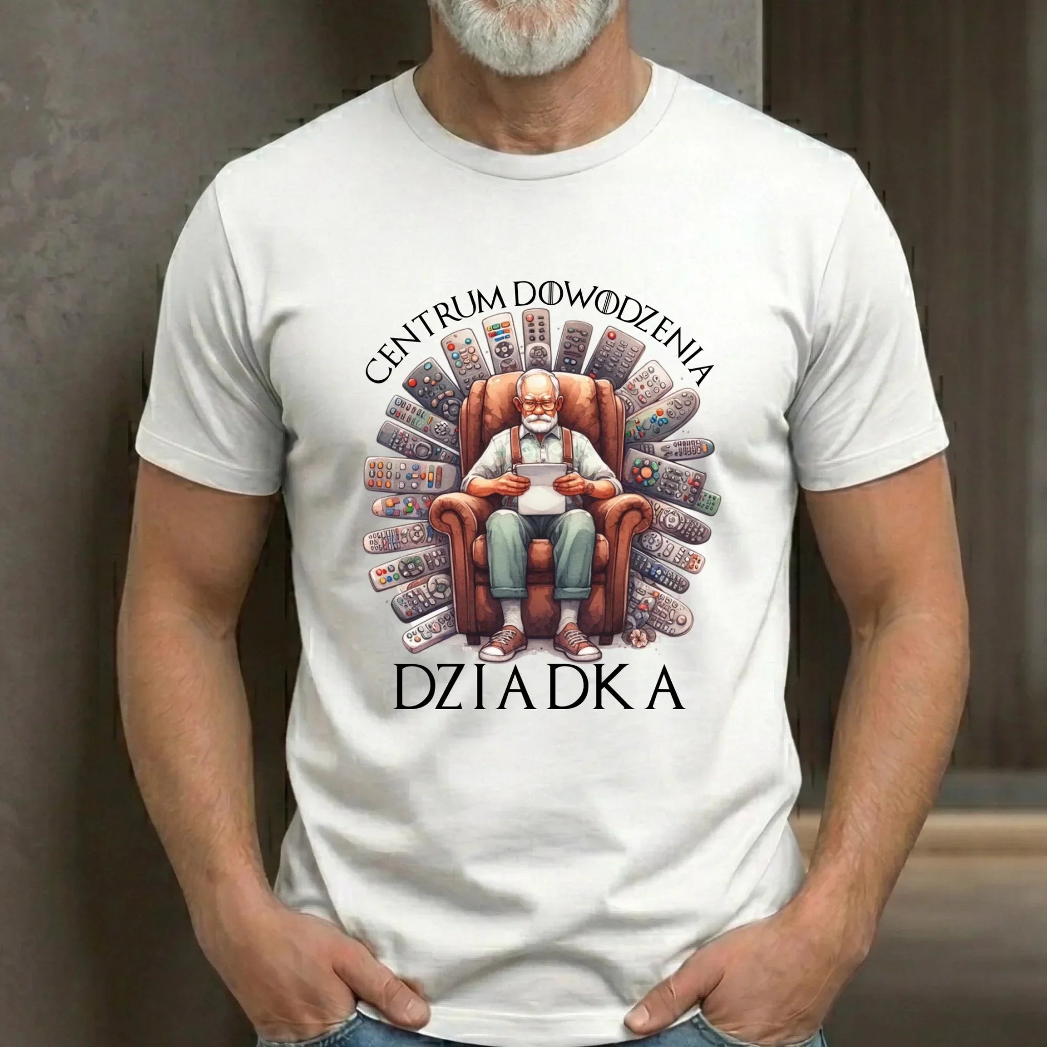 Koszulka dla dziadka - Centrum dowodzenia D28 - StoryCups.pl