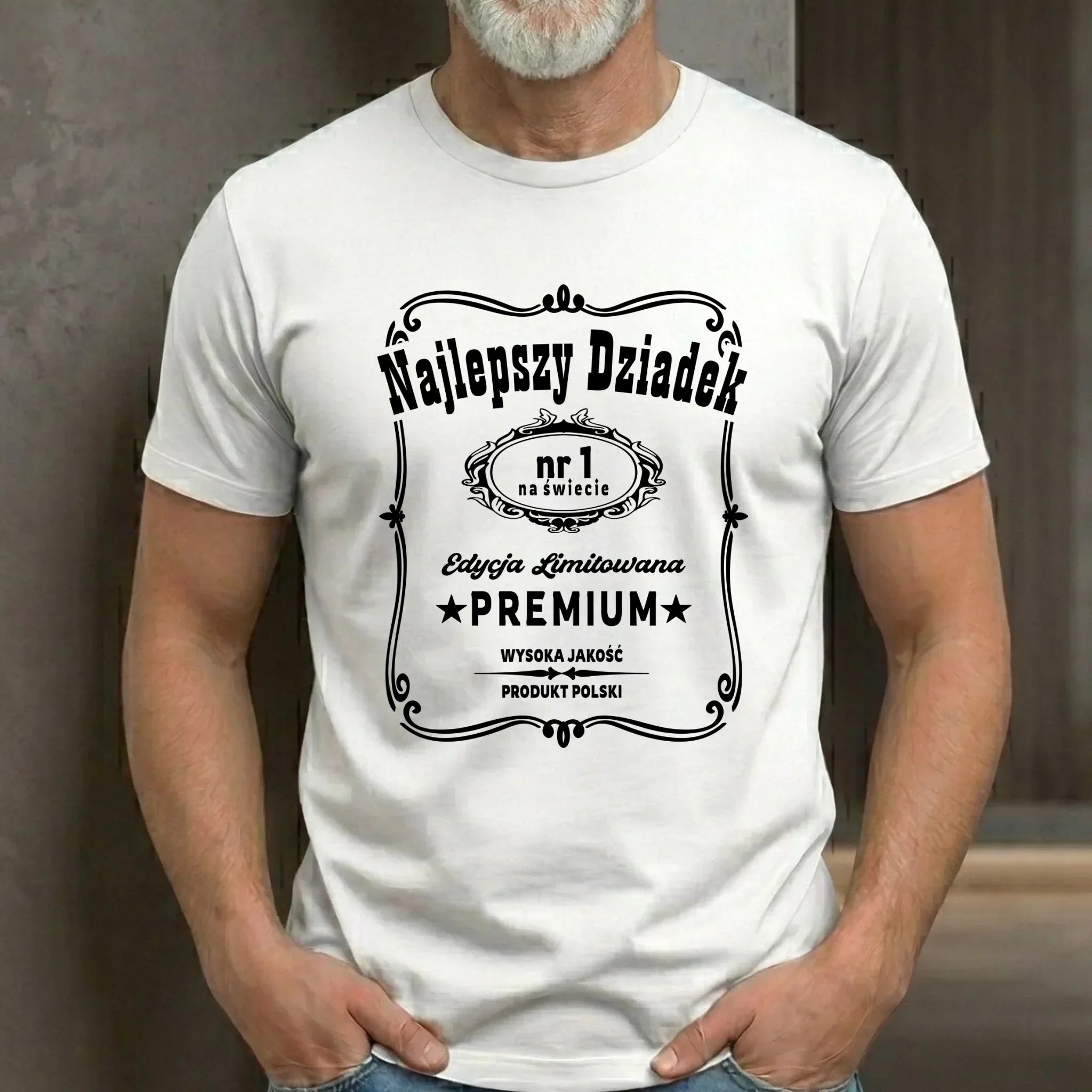 Koszulka dla dziadka - Najlepszy dziadek edycja limitowana D30 - StoryCups.pl