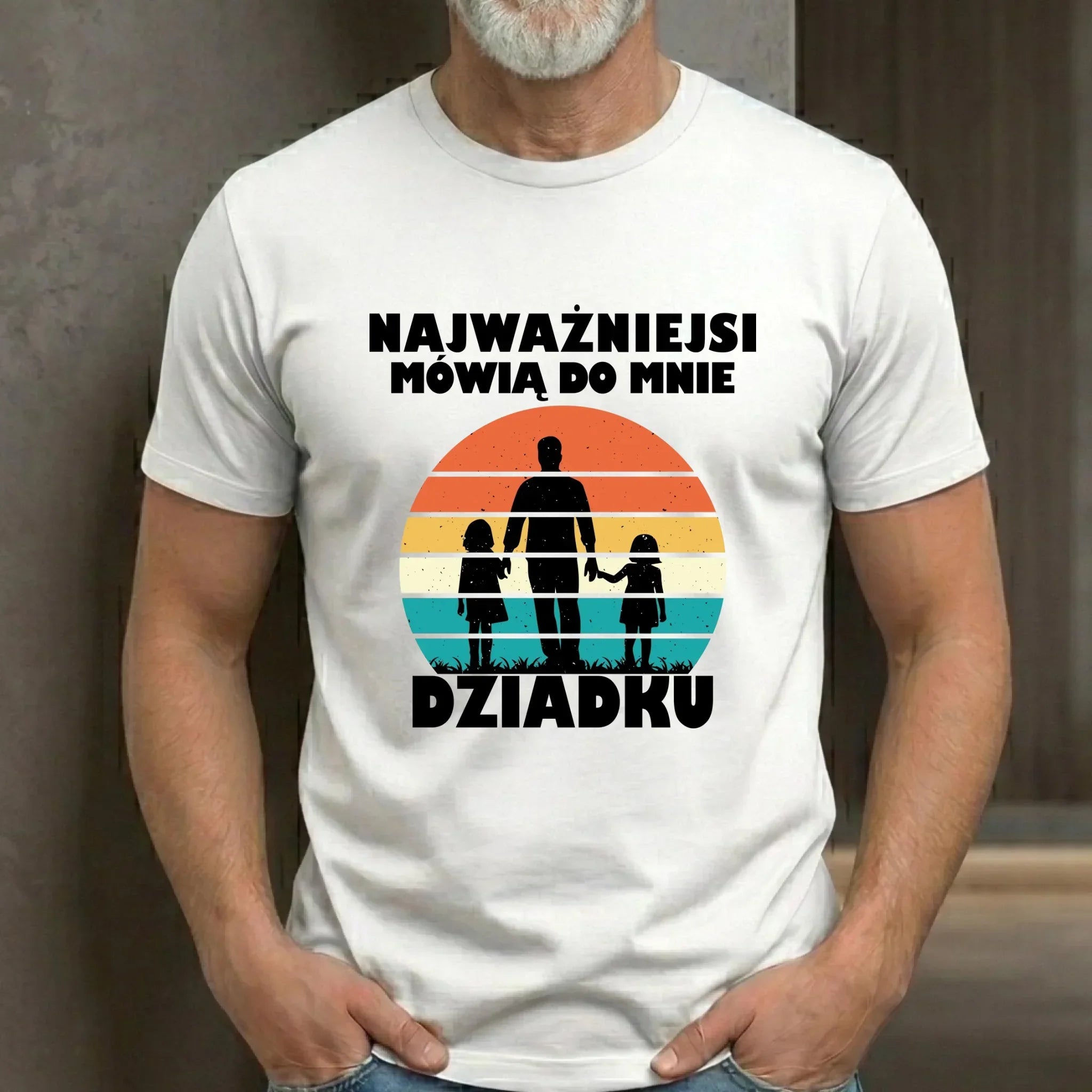 Koszulka dla dziadka - Najważniejsi mówią do mnie dziadku D34 - StoryCups.pl