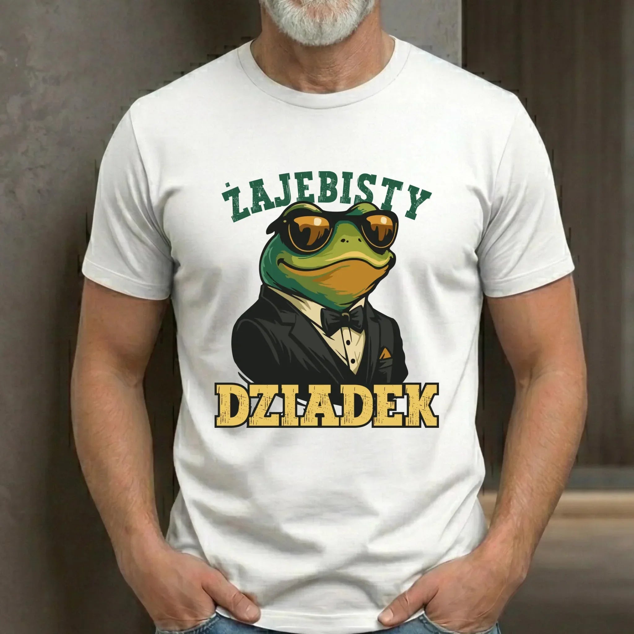Koszulka dla dziadka - Żajebisty dziadek D42 - StoryCups.pl