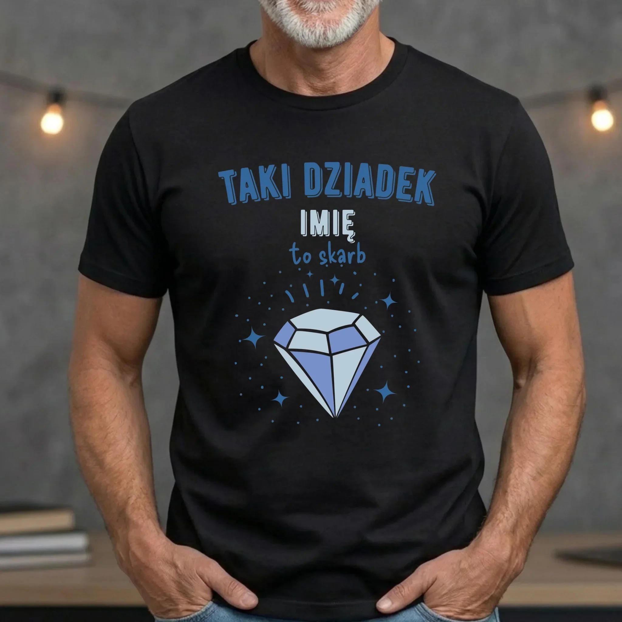 Koszulka dla dziadka - Taki Dziadek to skarb - personalizowana D06 - StoryCups.pl